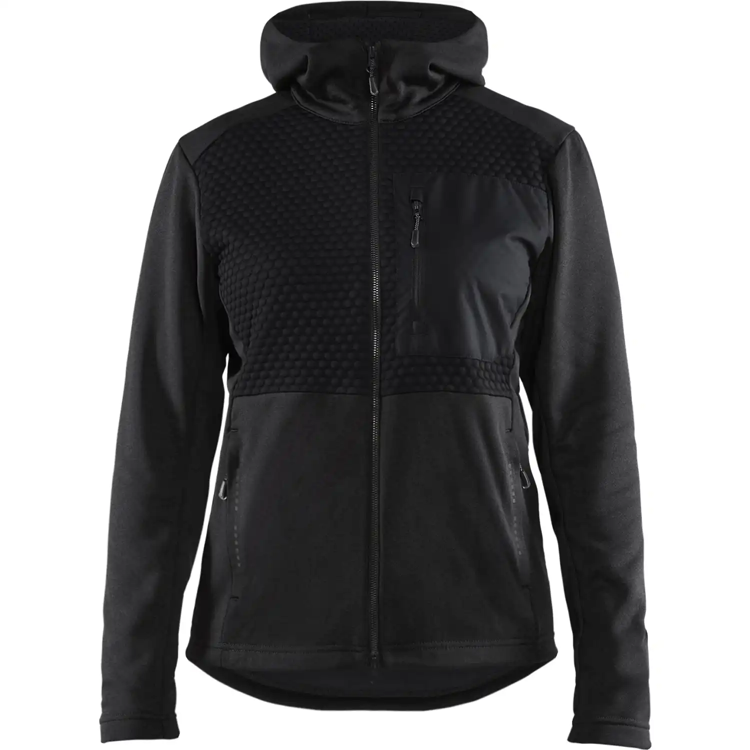 Damen Fleecejacke "3542" in schwarz, 3XL - Thumbnail 1