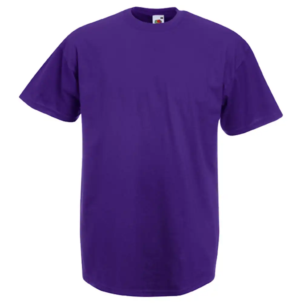 T-Shirt "F140" 100% Baumwolle Valueweight in purple, L - Thumbnail 1