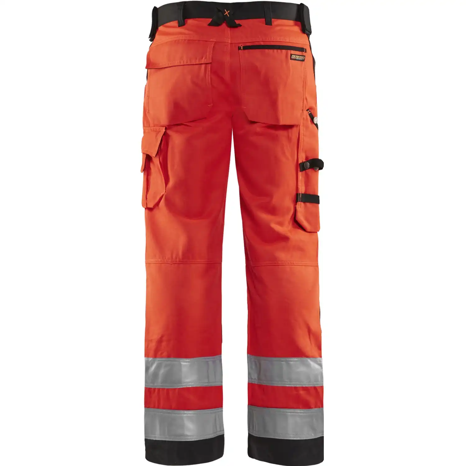 Warnschutz Bundhose "1566" in rot/schwarz, C50 - Thumbnail 2