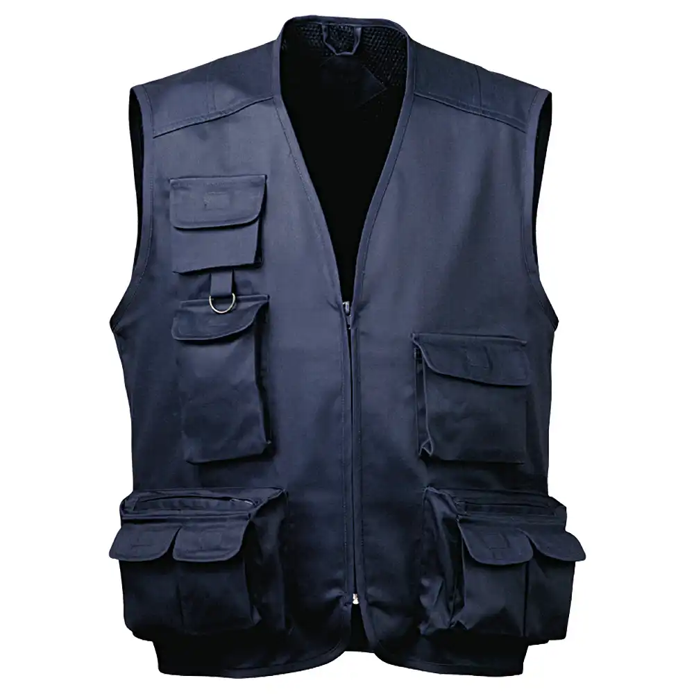 Allround Arbeitsweste  in marine, XL - Thumbnail 1