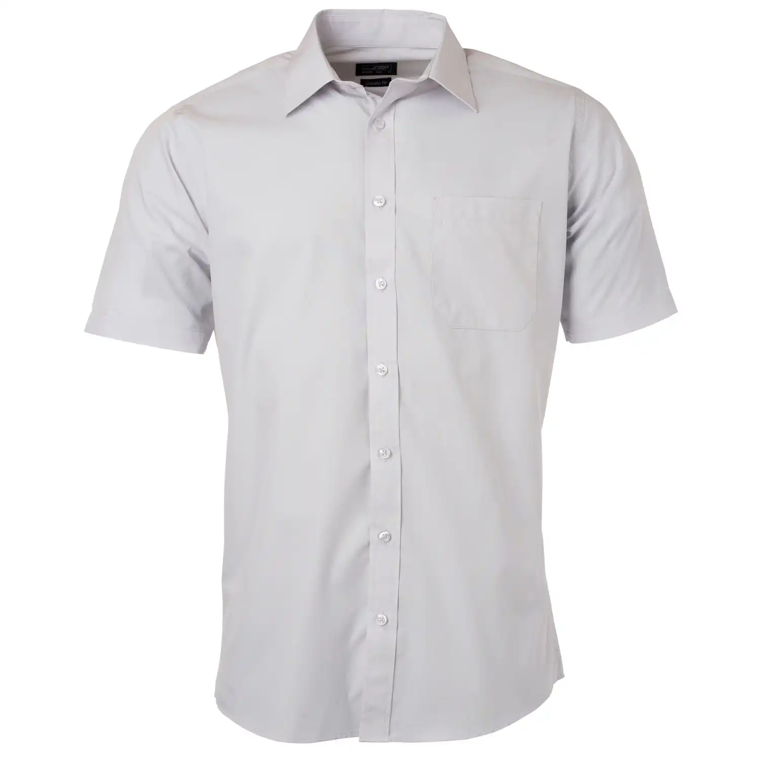 Kurzarm Hemd "JN680" in light-grey, L - Bild 1
