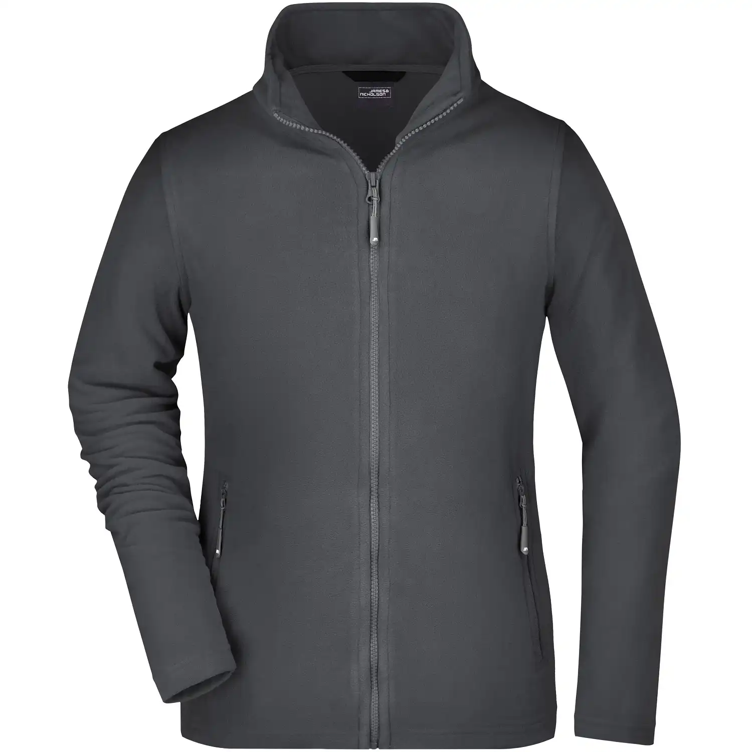 Damen Basic Fleecejacke "JN765" in carbon, L - Bild 1