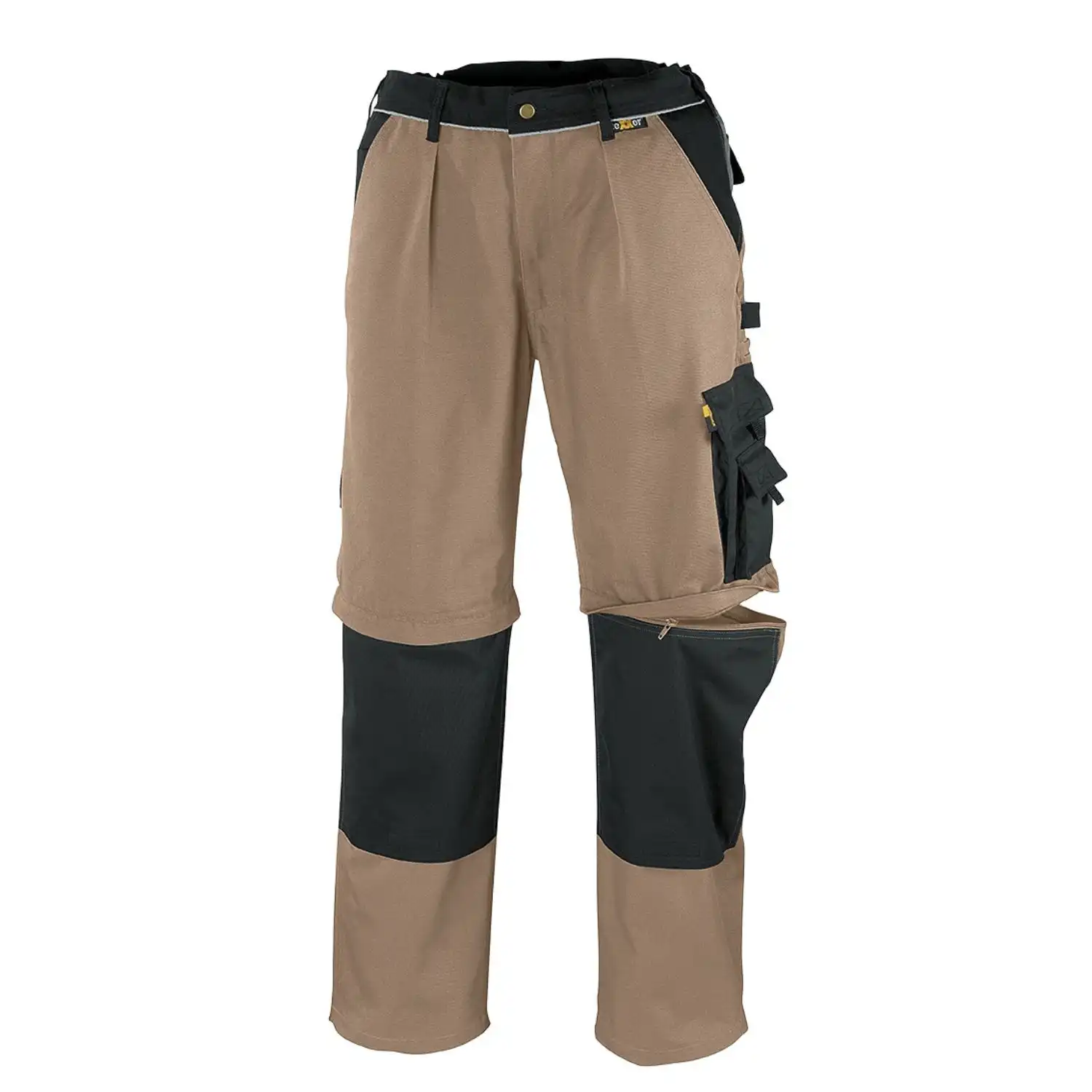 Bundhose 2in1 320g/m² "CANVAS" Cordura in khaki, 24 - Thumbnail 1