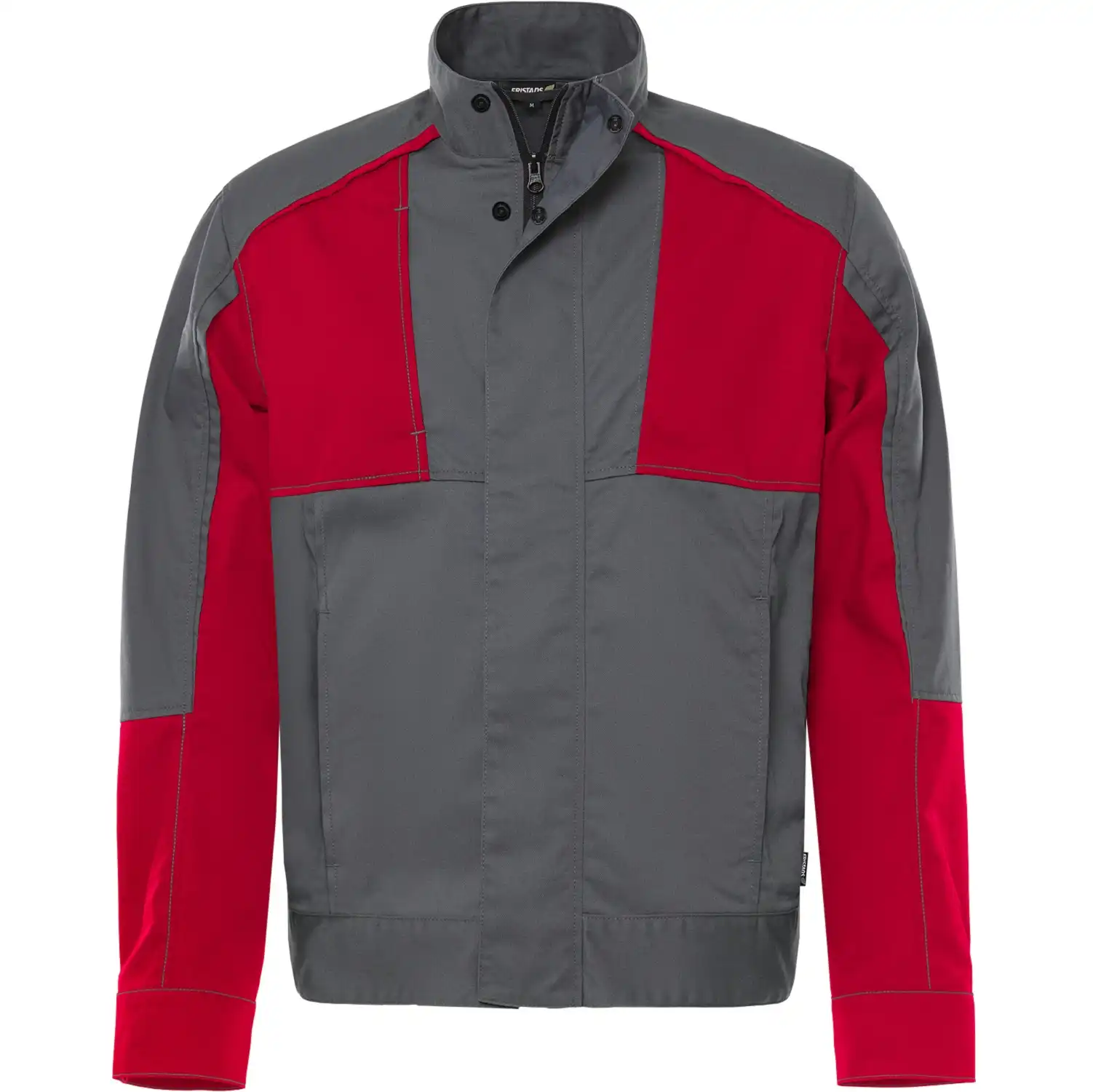 Bundjacke "4930 GWM" Forsbo Green in grau/rot, XS - Thumbnail 1