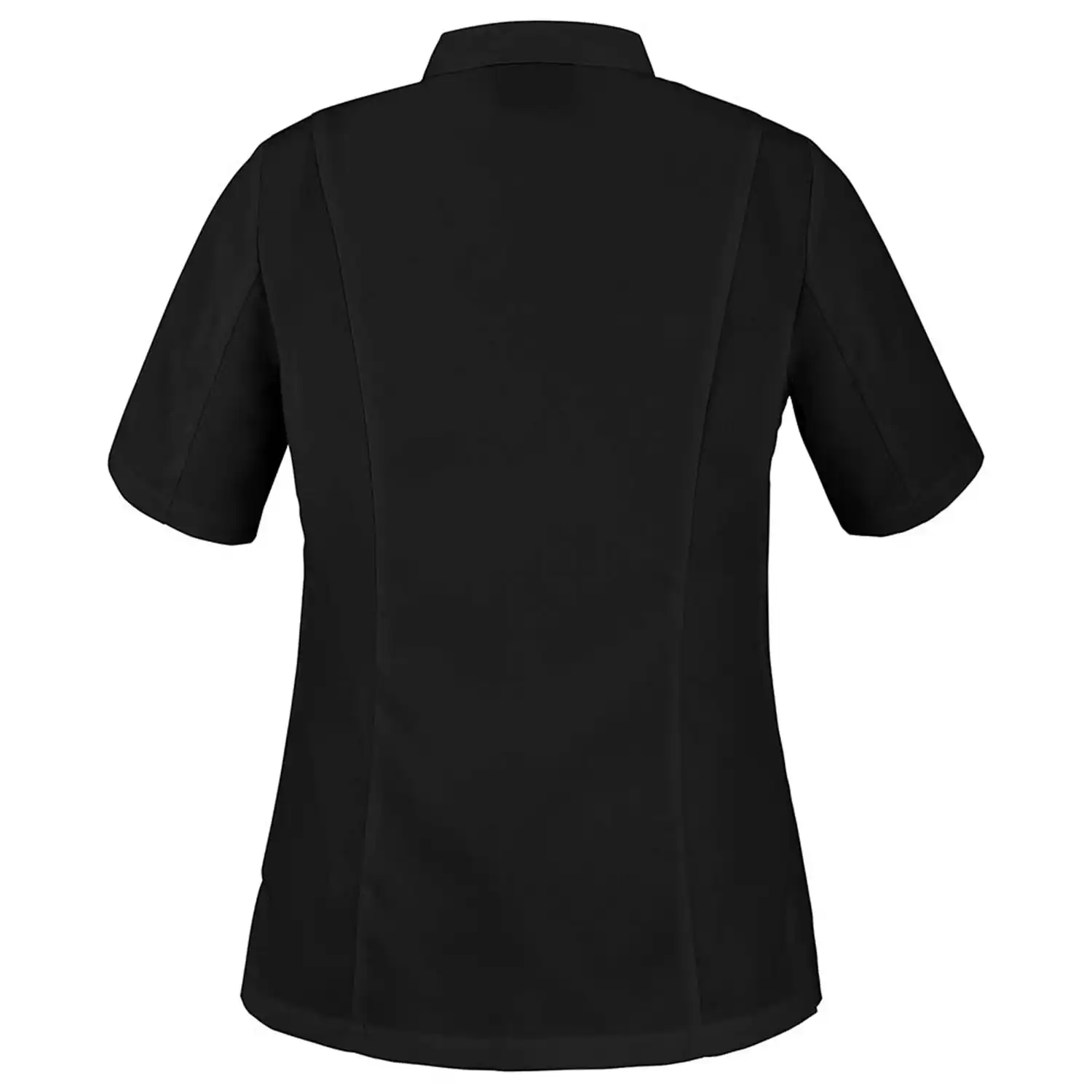 Damen Kochhemd kurzarm "CRISTAL PI" in schwarz, 48 - Thumbnail 3