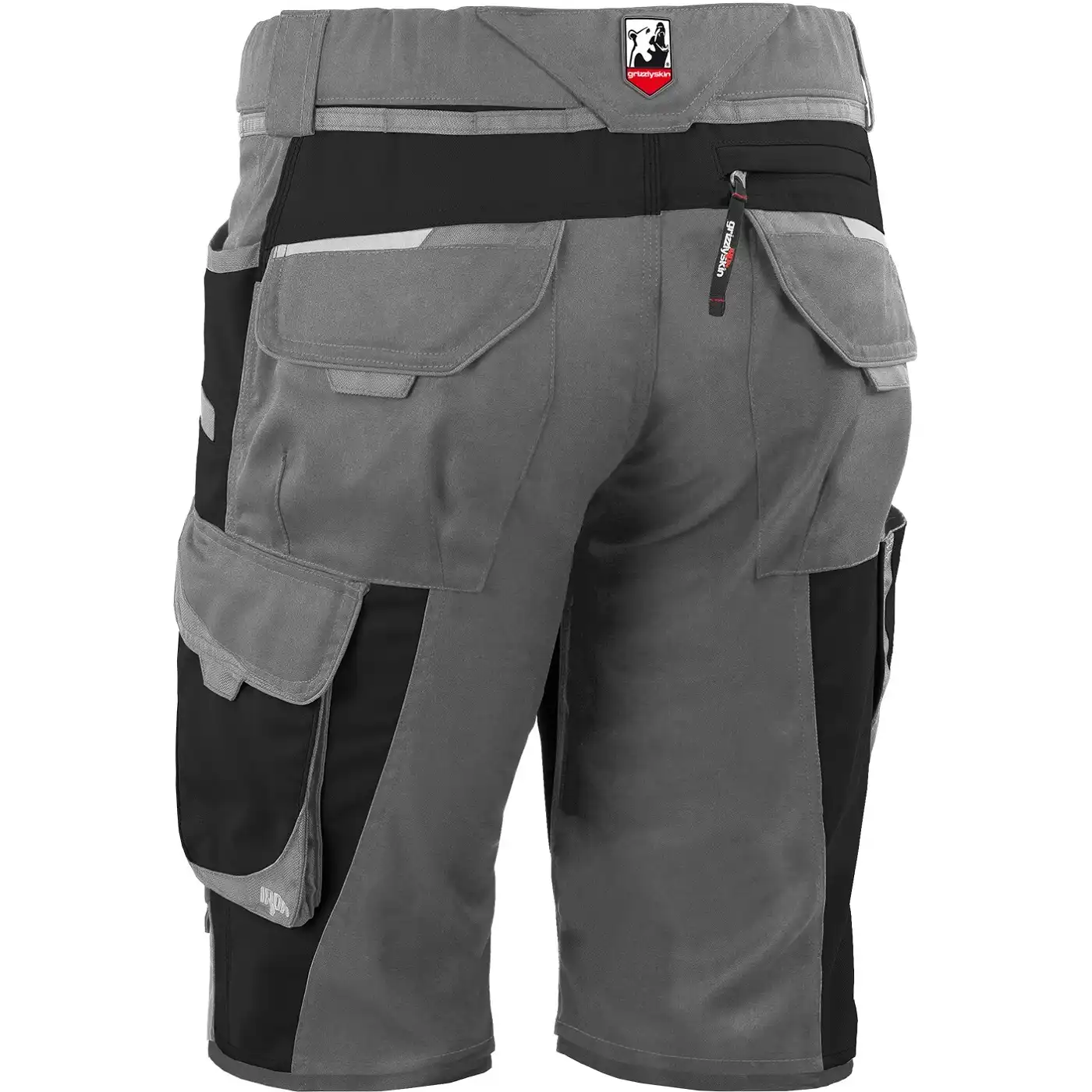 Shorts "IRON" in grau/schwarz, N42 - Thumbnail 2