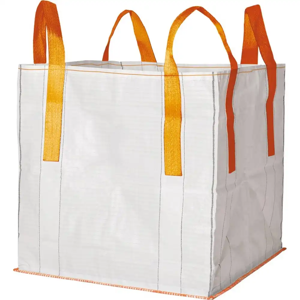 Big-Bags PP-Gewebe offen 90x90x90cm „CROSS-Schlaufen“ 1500kg - Thumbnail 1