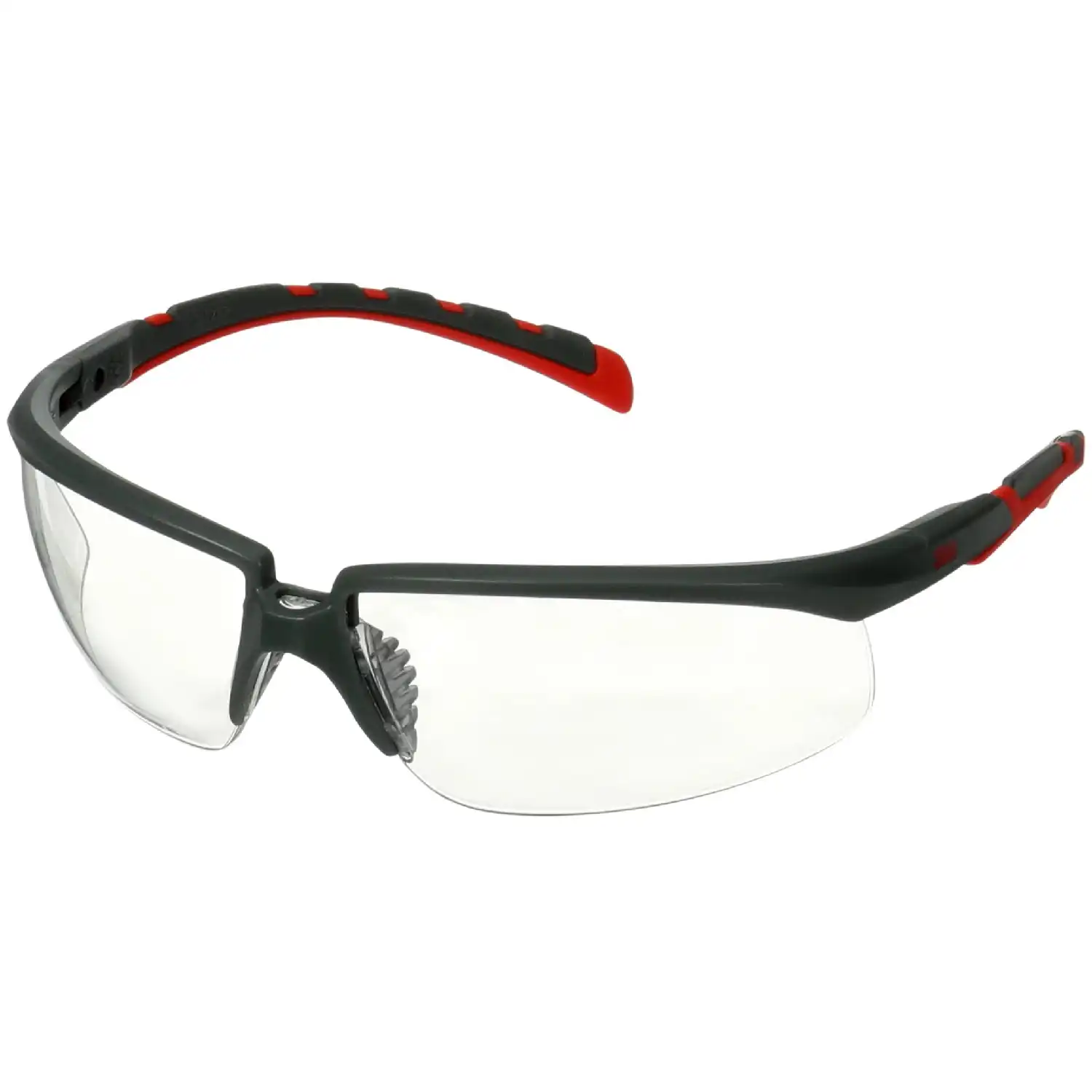 Schutzbrille Solus™ S2001SGAF-RED grau/rote Bügel, klare Scheibe - Bild 1