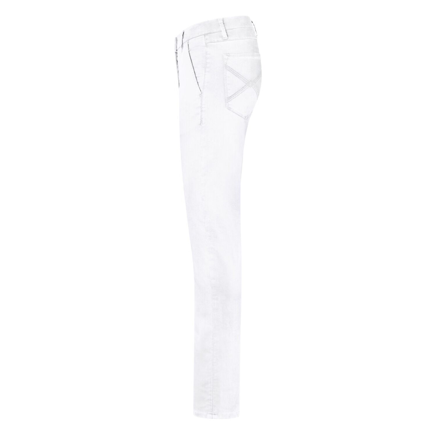 Damen Chinohose X-Stretch "706" in L, Weiß - Thumbnail 4