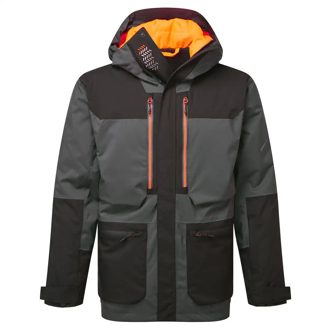 Winterparka "EV461" EV4 in metallgrau, S - Thumbnail 1