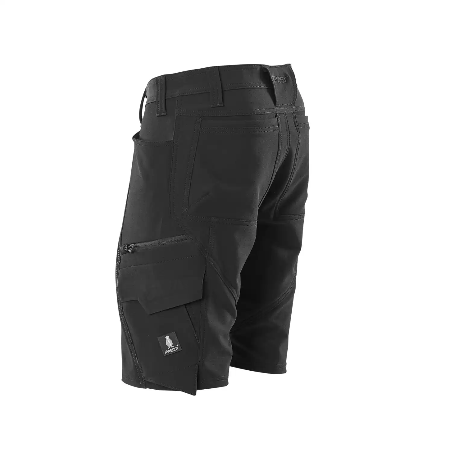 Stretch-Arbeitsshorts "ACCELERATE" in schwarz, C62 (EU 62) - Thumbnail 3