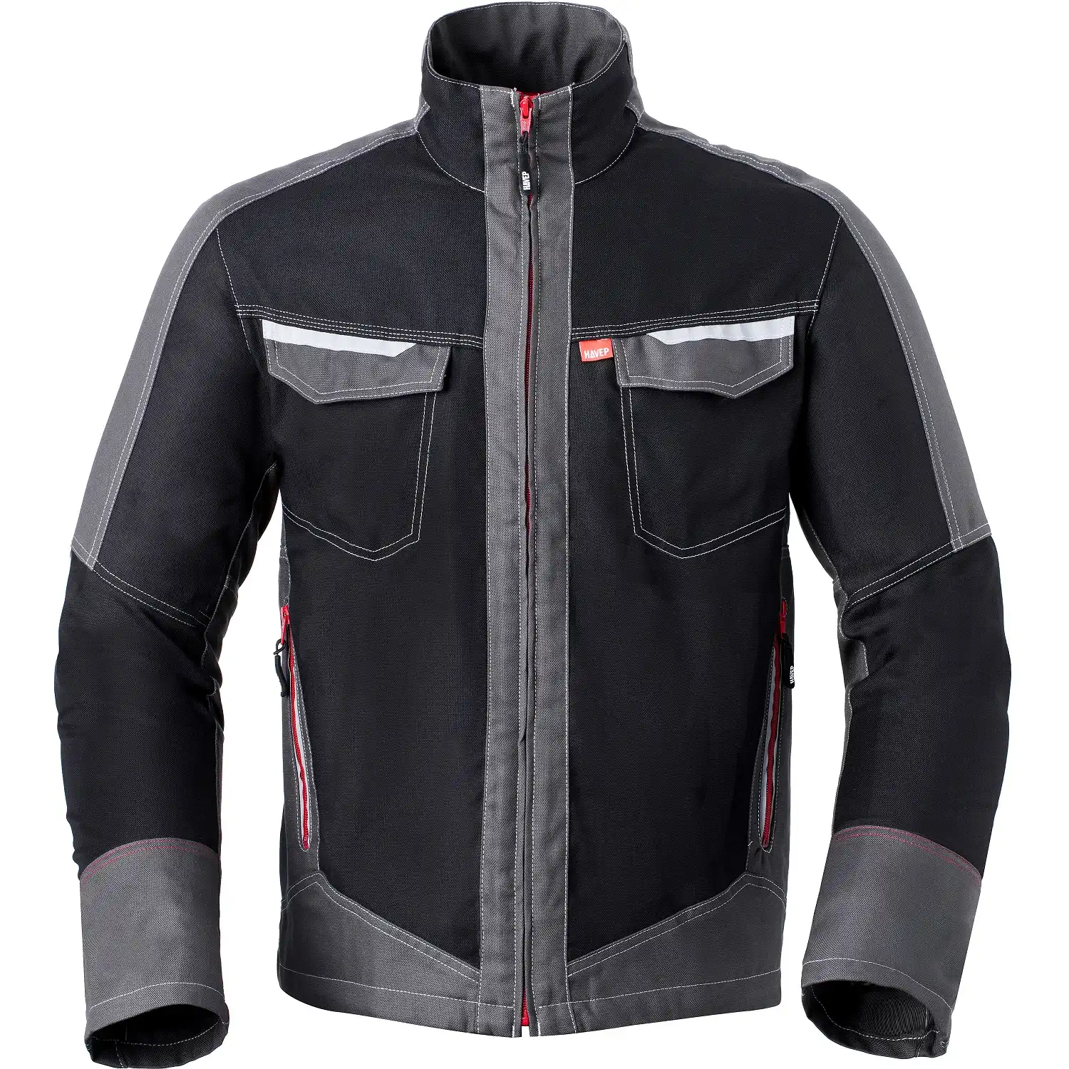 Bundjacke "50172" Attitude in schwarz/dunkelgrau, S - Thumbnail 1