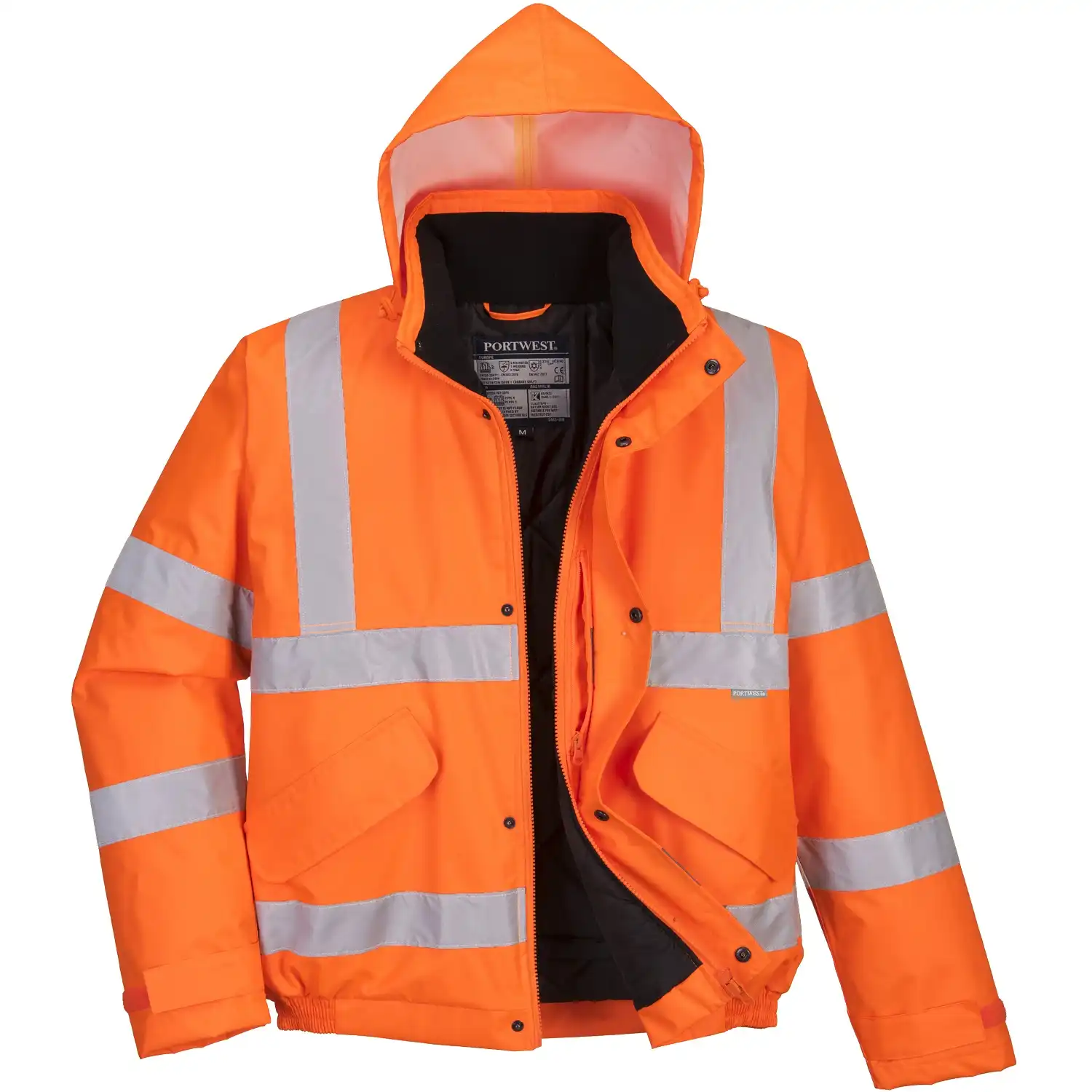 Warnschutz Pilotenjacke "S463" in Orange, L - Bild 1