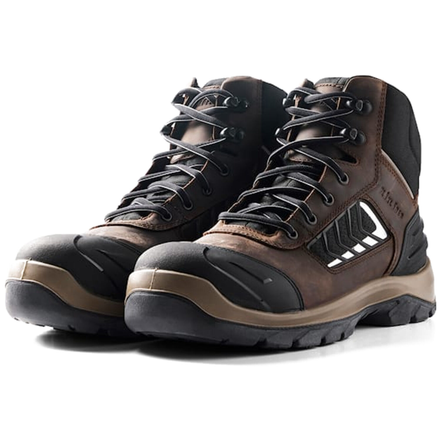 Sicherheitshochschuhe S3 "2452" braun in 44 - Thumbnail 1