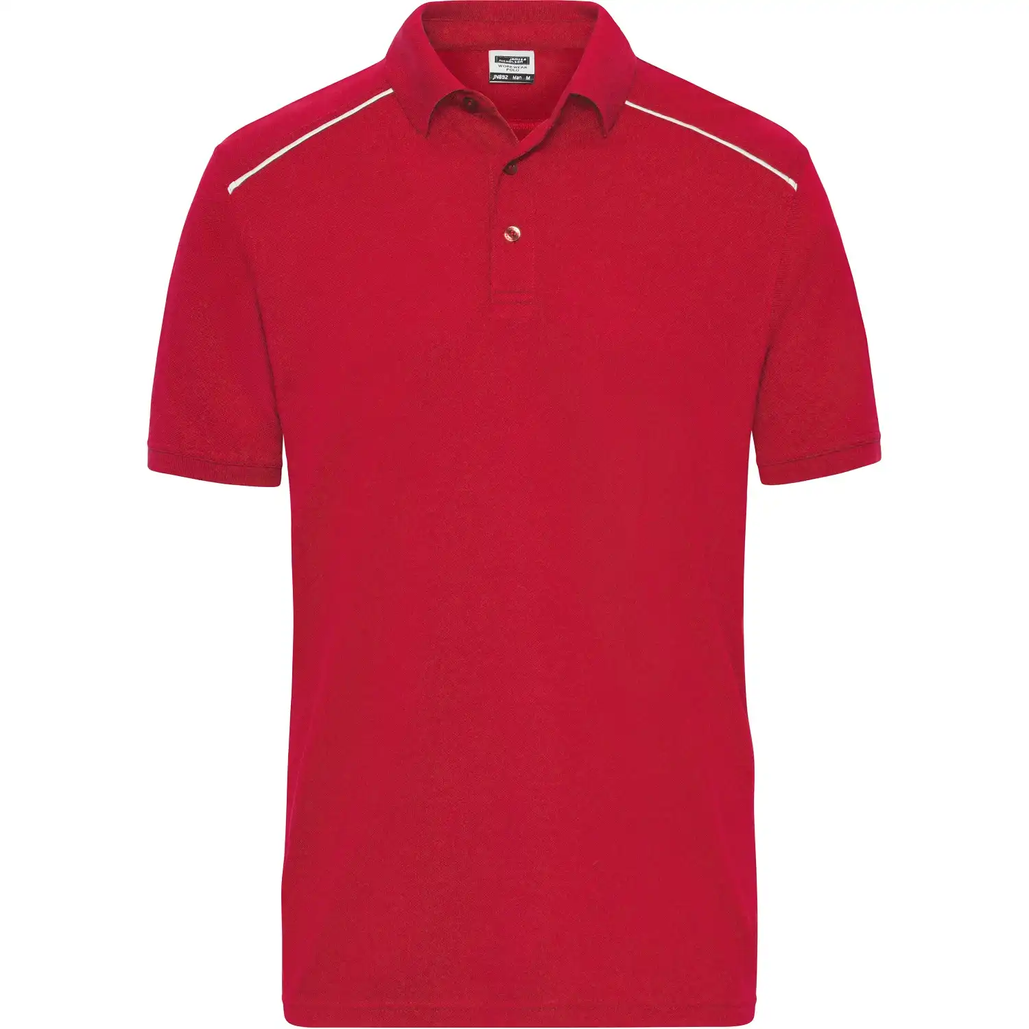 Funktions Polo-Shirt "JN892" UV-Schutz in red, 3XL - Bild 1