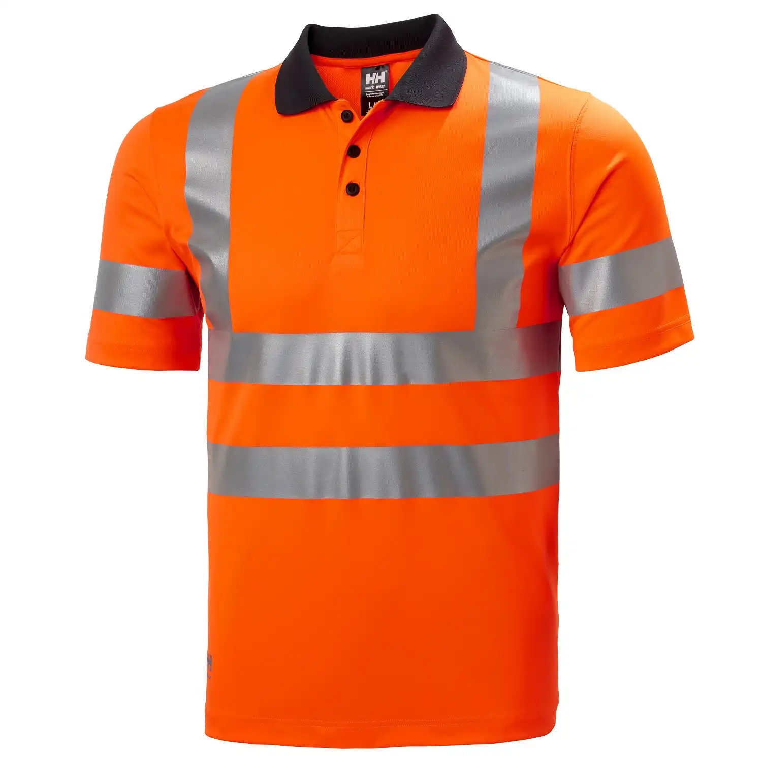 Warnschutz Funktions Polo-Shirt "ADDVIS" in Orange, M - Thumbnail 1
