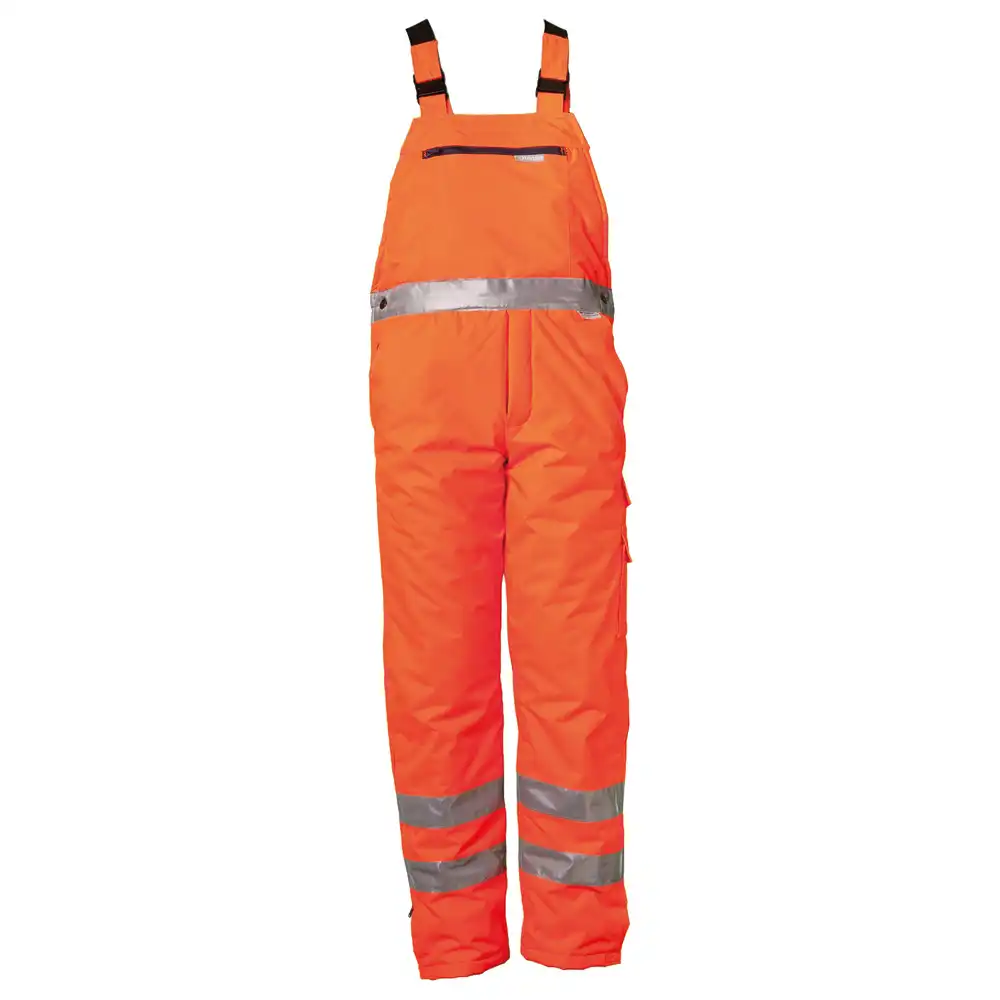 Warnschutz Winter-Latzhose "UNI" in uni orange, 4XL - Thumbnail 1