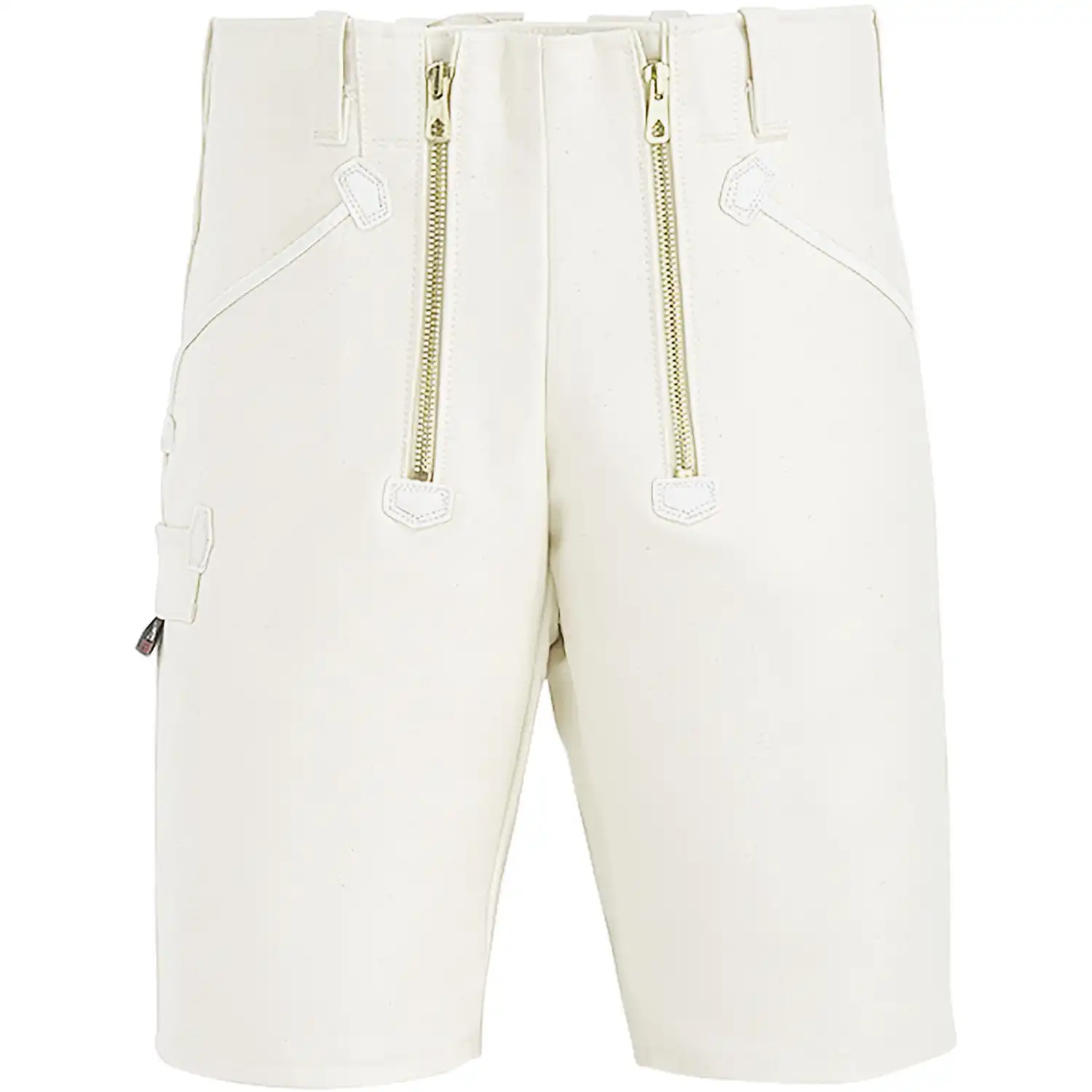 Zunft Bermuda Zwirn Doppel Pilot "JOCHEN" in 64, Weiß - Thumbnail 1