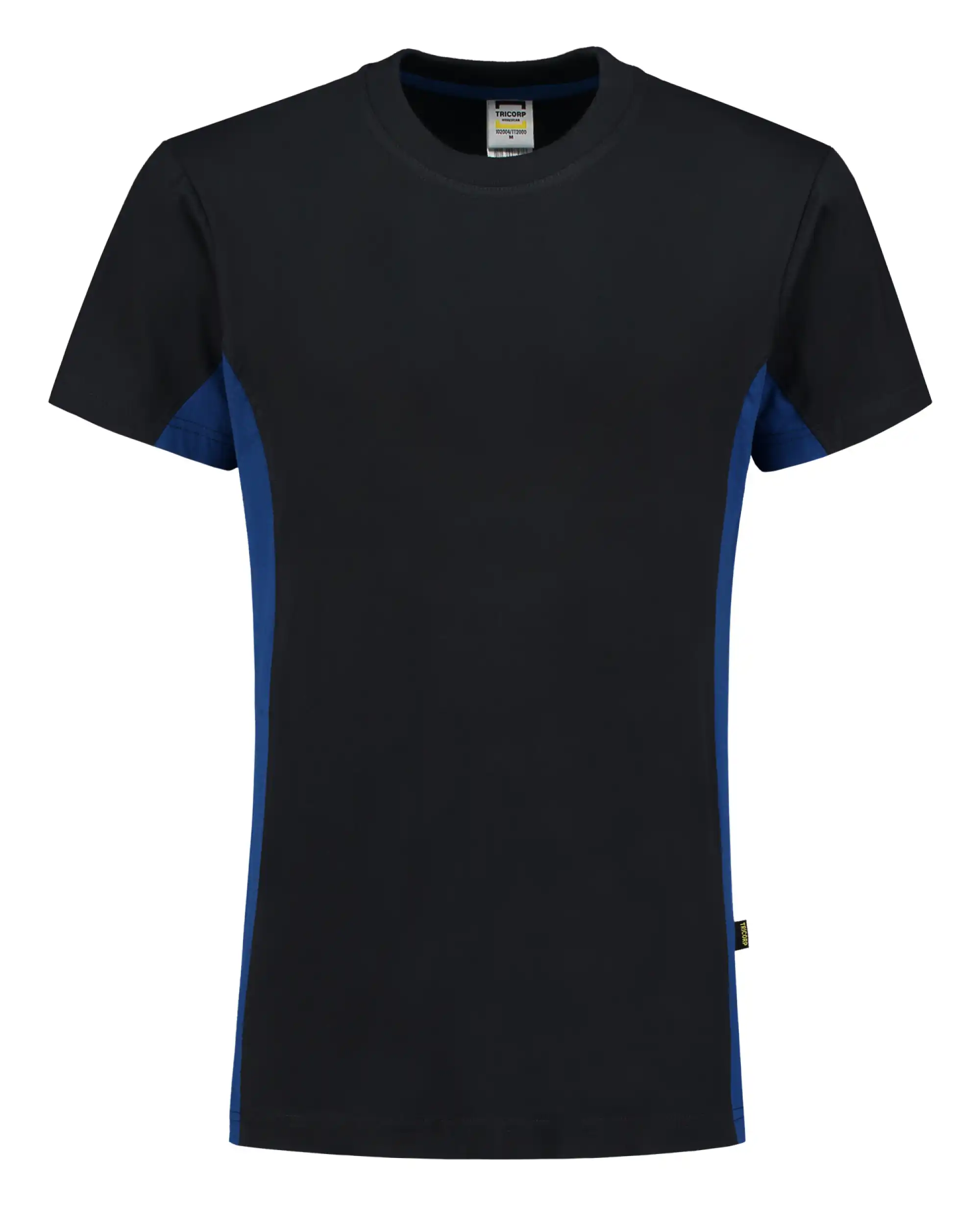 T-Shirt Bicolor "102004" Workwear in XS, navy/royal blue - Thumbnail 1