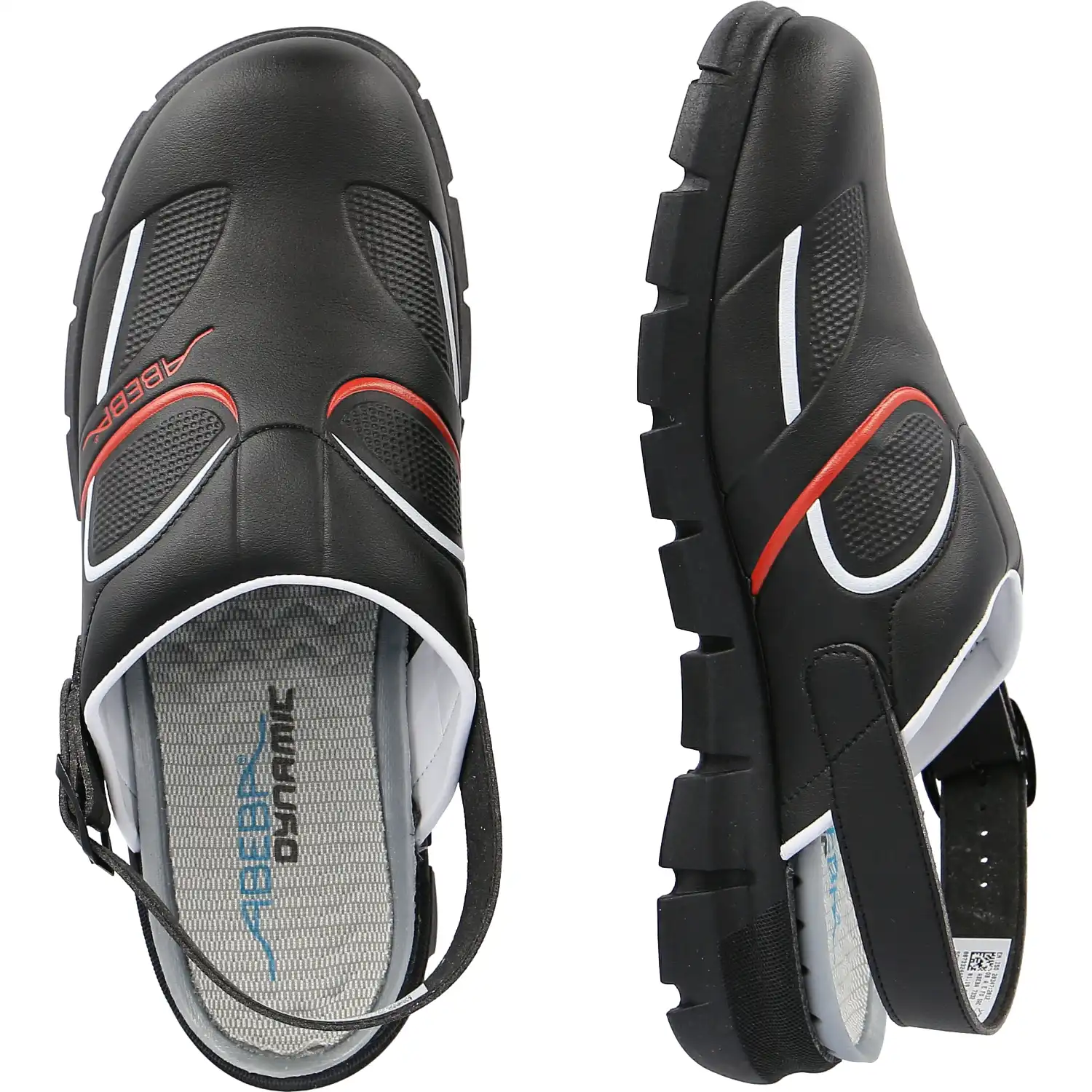 Berufsclogs OB "7332" Dynamic schwarz/rot in 44 - Thumbnail 2