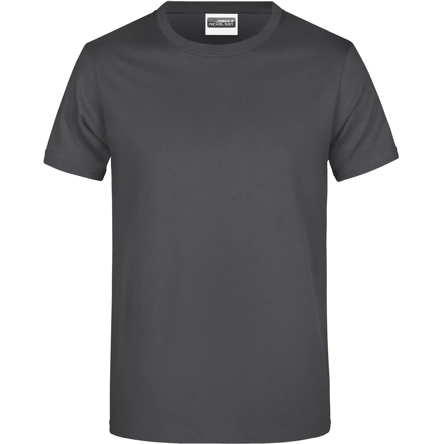 Promo Basic T-Shirt "JN790" 180g/m² in graphite, L - Thumbnail 1