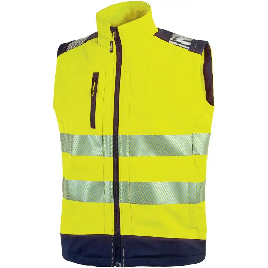 Warnschutz Softshellweste "DANY" Hi-Light  in yellow, L (DE size: M) - Thumbnail 1