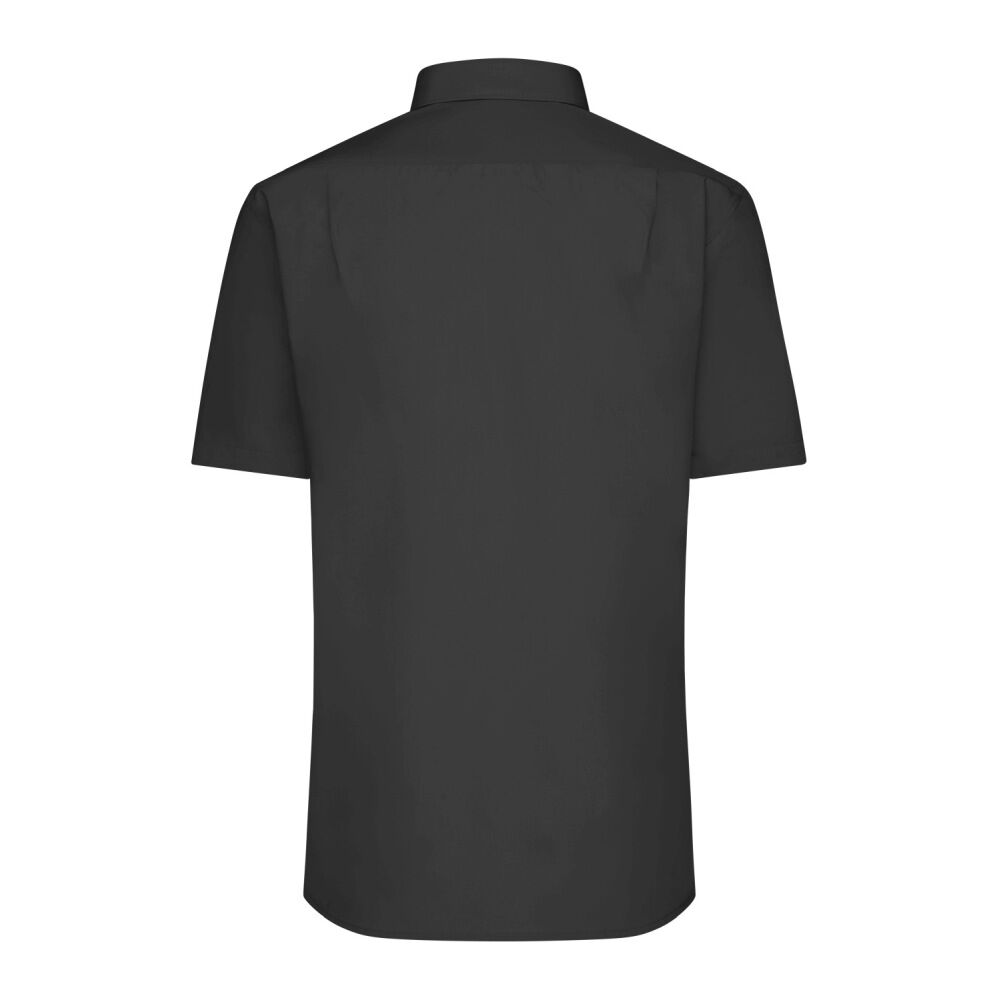 Kurzarm Hemd "JN680" in black, XXL - Thumbnail 2
