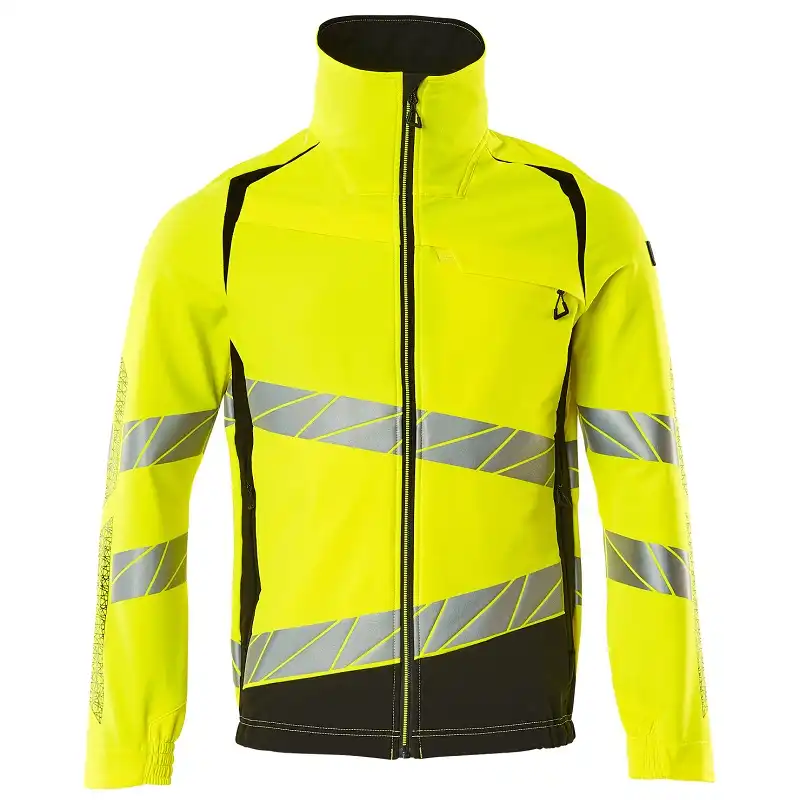 Warnschutz Stretch Bundjacke "ACCELERATE SAFE" in gelb/schwarz, XXL - Thumbnail 1