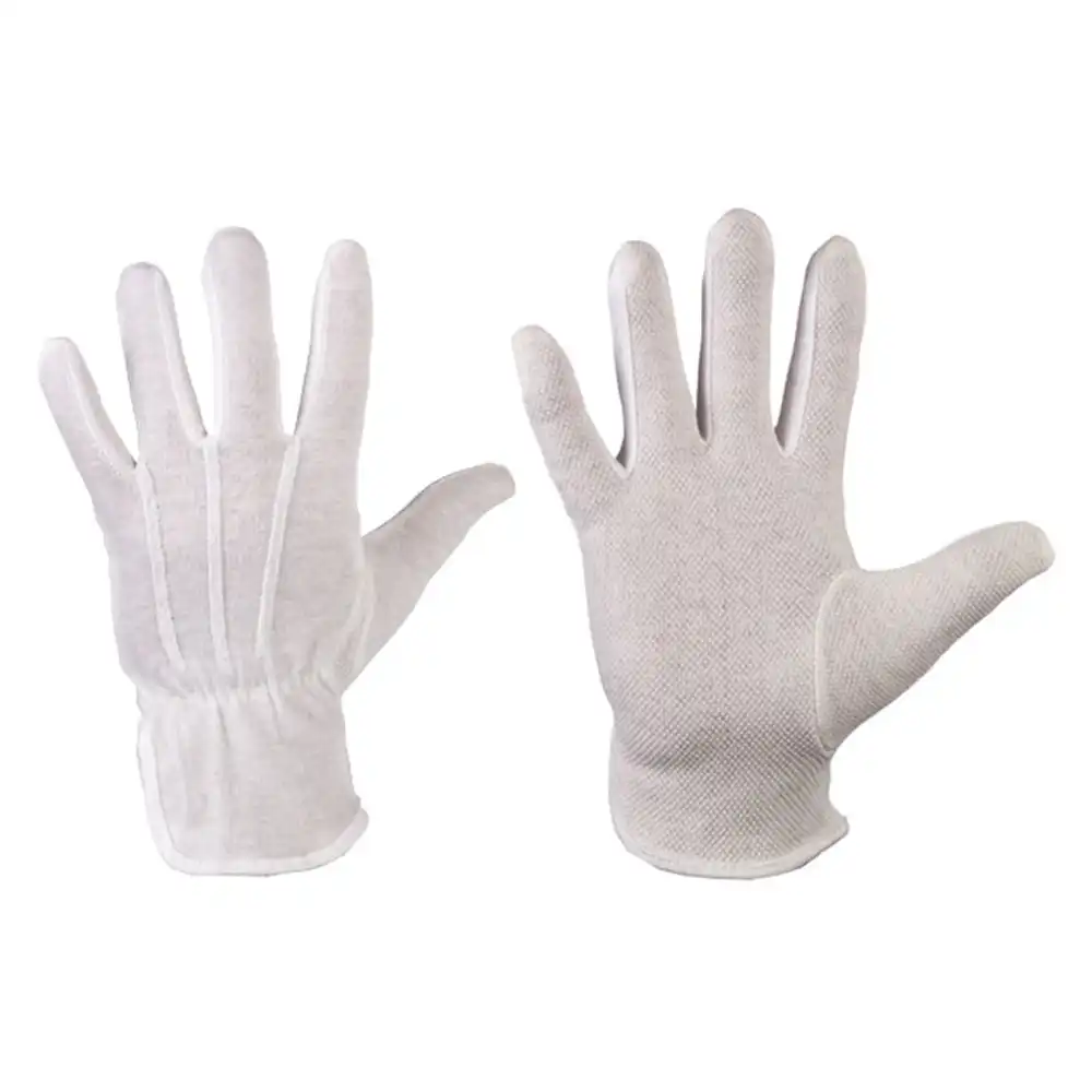 Baumwollhandschuhe mit Vinylnoppen "BAOTOU" in 9 (L) - Thumbnail 1