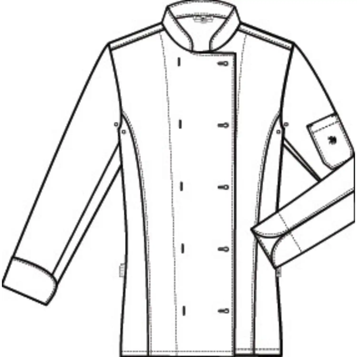 Damen Kochjacke "5407" in M - Thumbnail 4