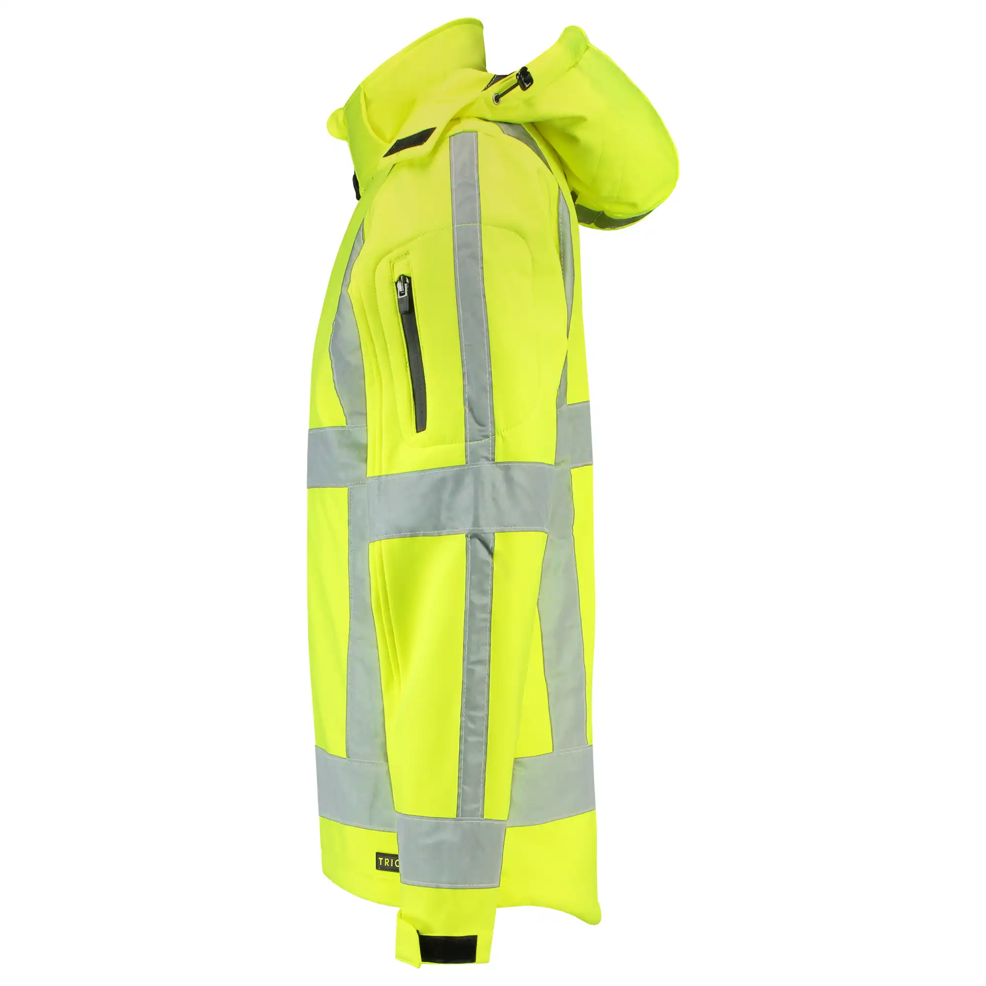 Warnschutz Softshelljacke RWS "403003" Safety in yellow, L - Thumbnail 3