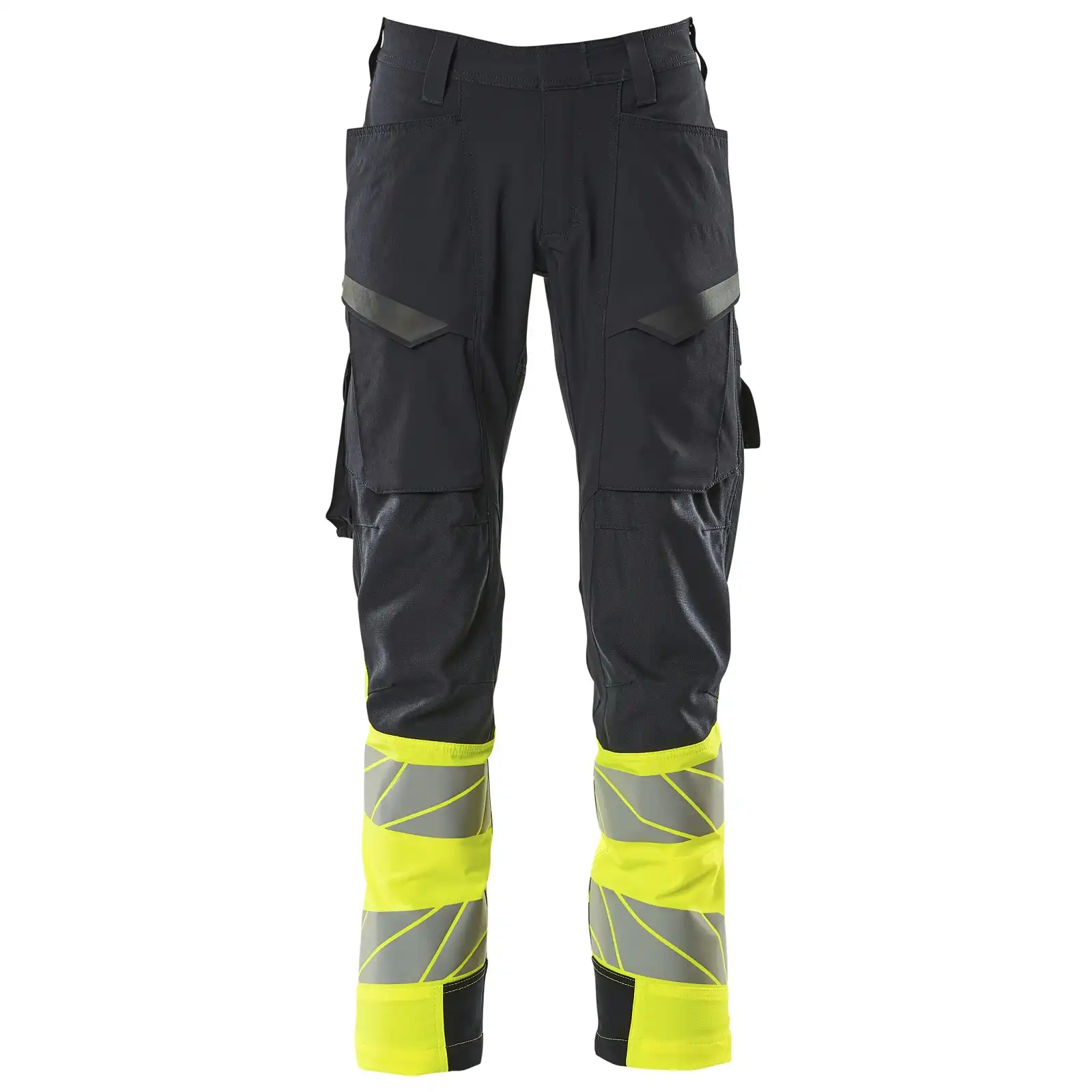 Warnschutz Stretch Bundhose leicht Kl. 1 "ACCELERATE SAFE" in schwarzblau/gelb, 76C46 (EU 23) - Thumbnail 1