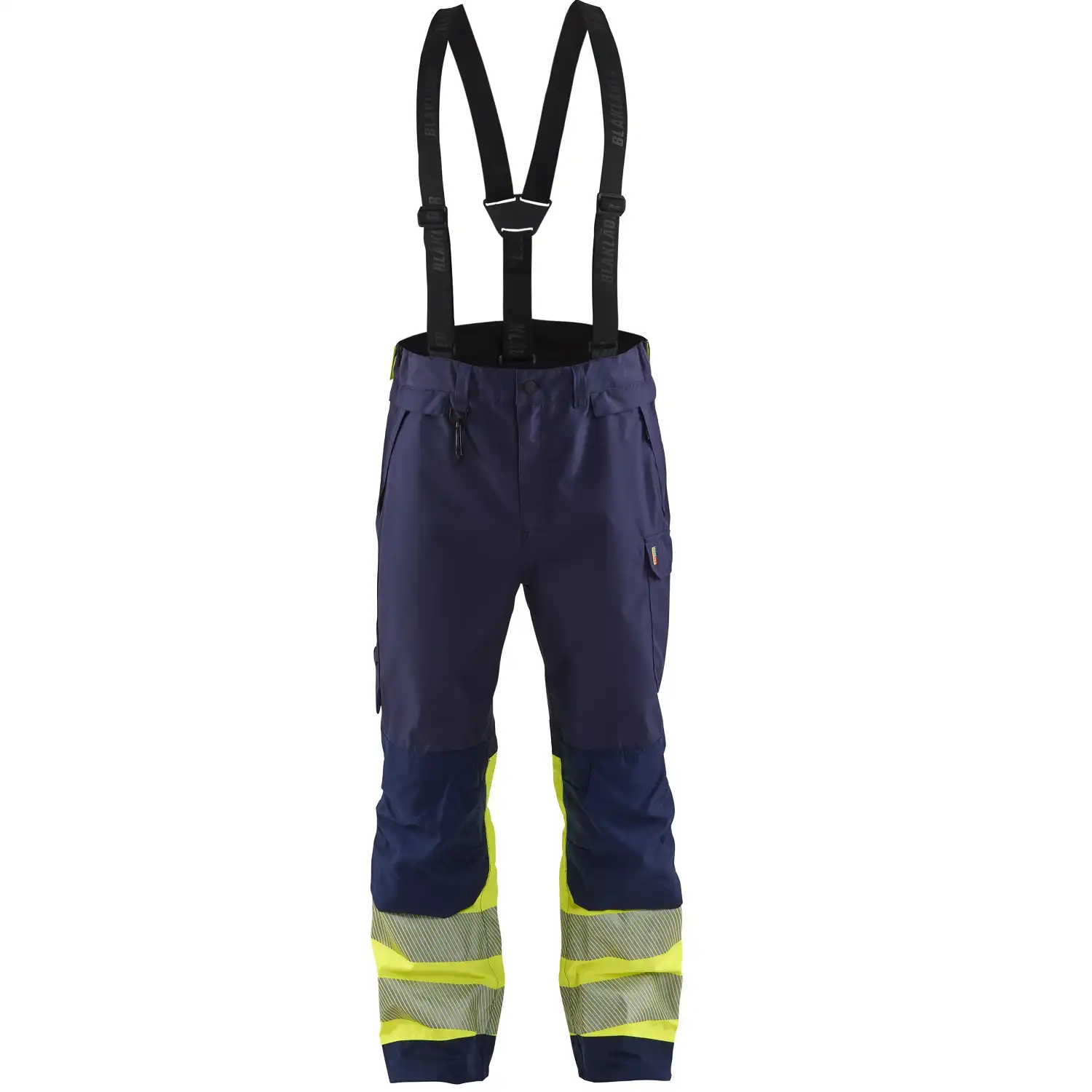 Warnschutz Regenhose "1877" in marine/gelb, 3XL - Thumbnail 1