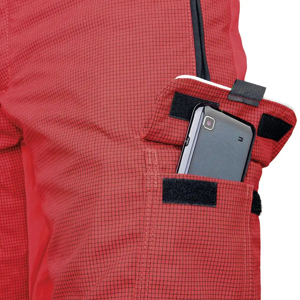 Forst- und Schnittschutzhose "VENTILATION" Typ C rot in M - Thumbnail 3