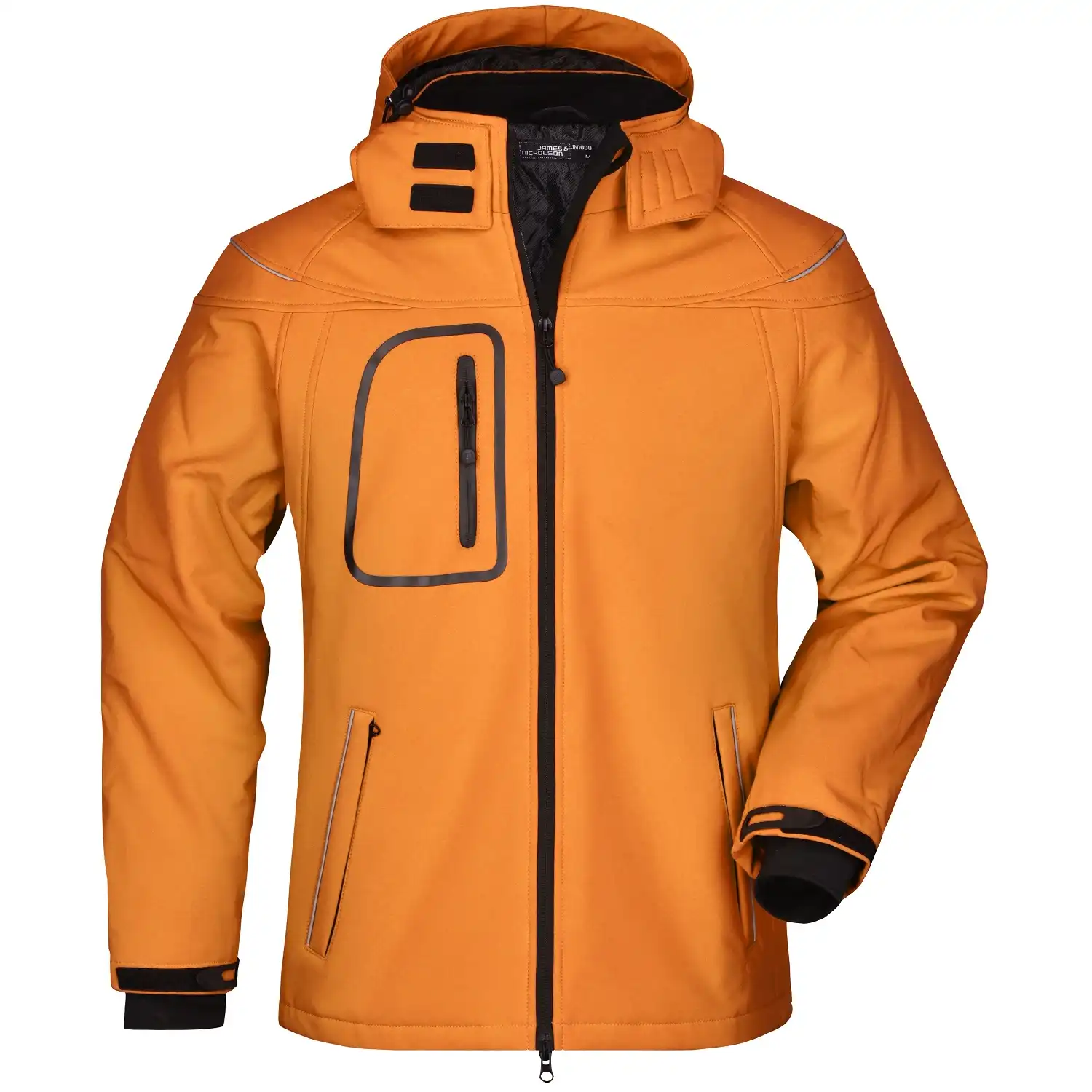 Winter Softshelljacke "JN1000" in Orange, 3XL - Bild 1