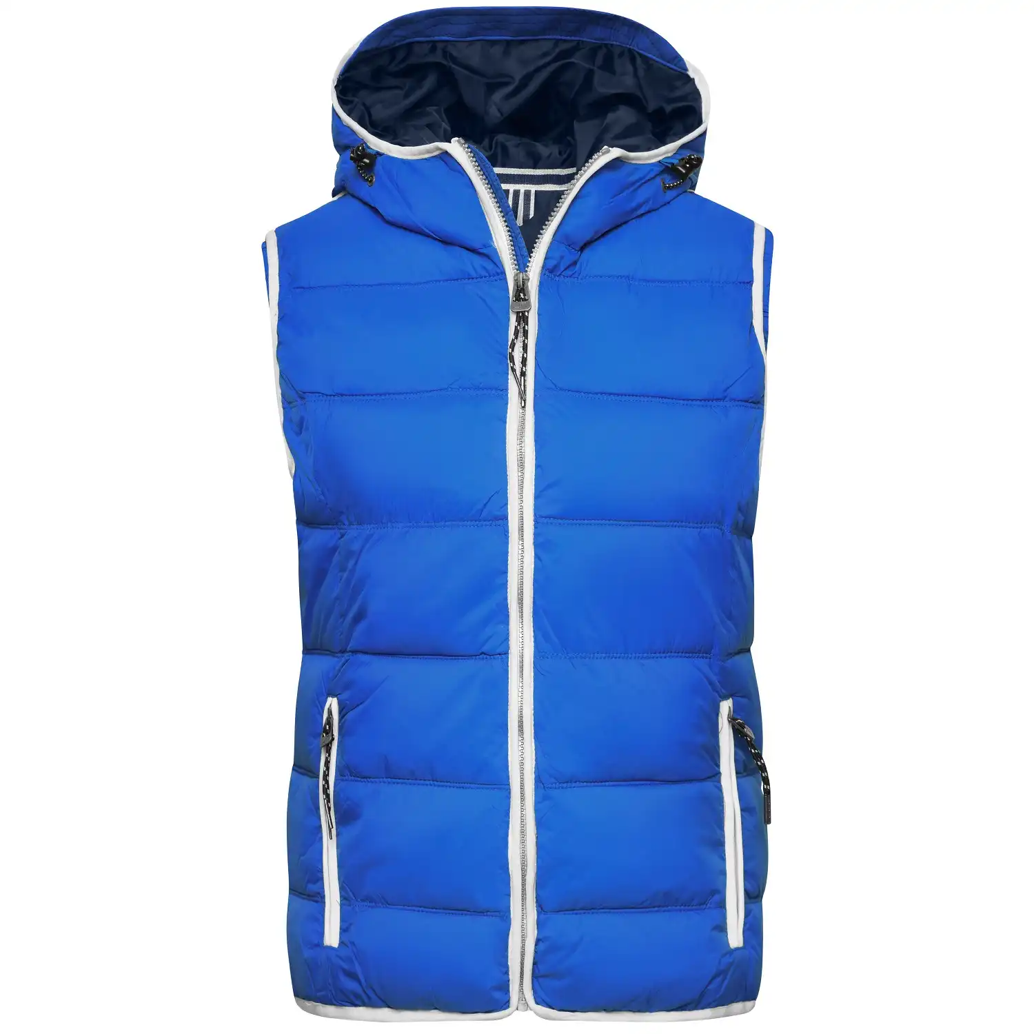 Damen Maritime Weste "JN1075" in nautic-blue/white, M - Bild 1