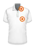 veredelung polos vorne logoservice