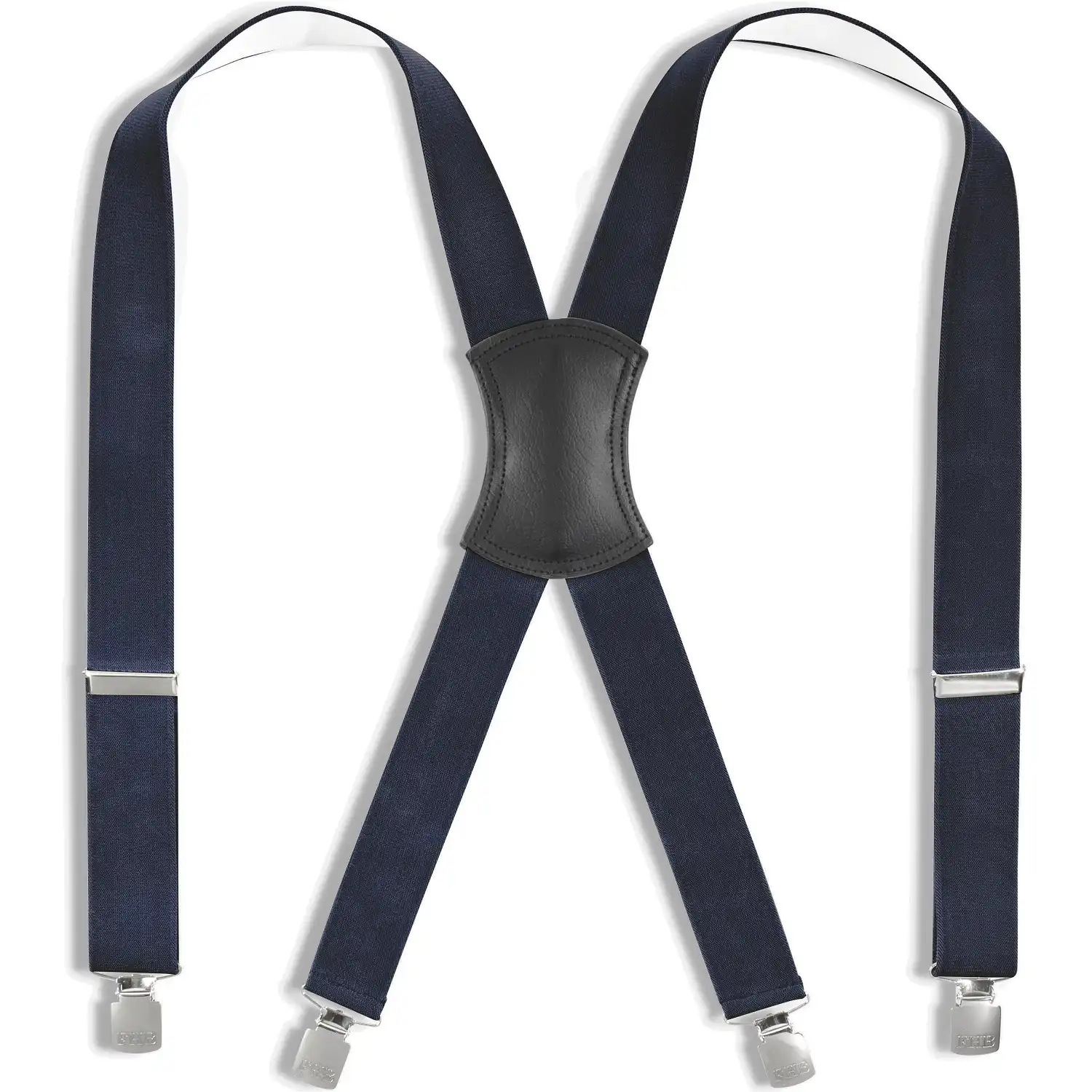 Hosenträger mit Stahlclipsen "ACHIM" 120cm in marine - Bild 1