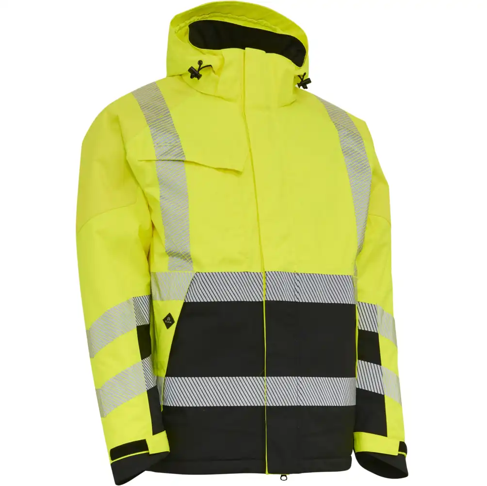 Stretch Warnschutz Winterjacke "186100R" Visible Xtreme in fluorgelb, L - Thumbnail 1