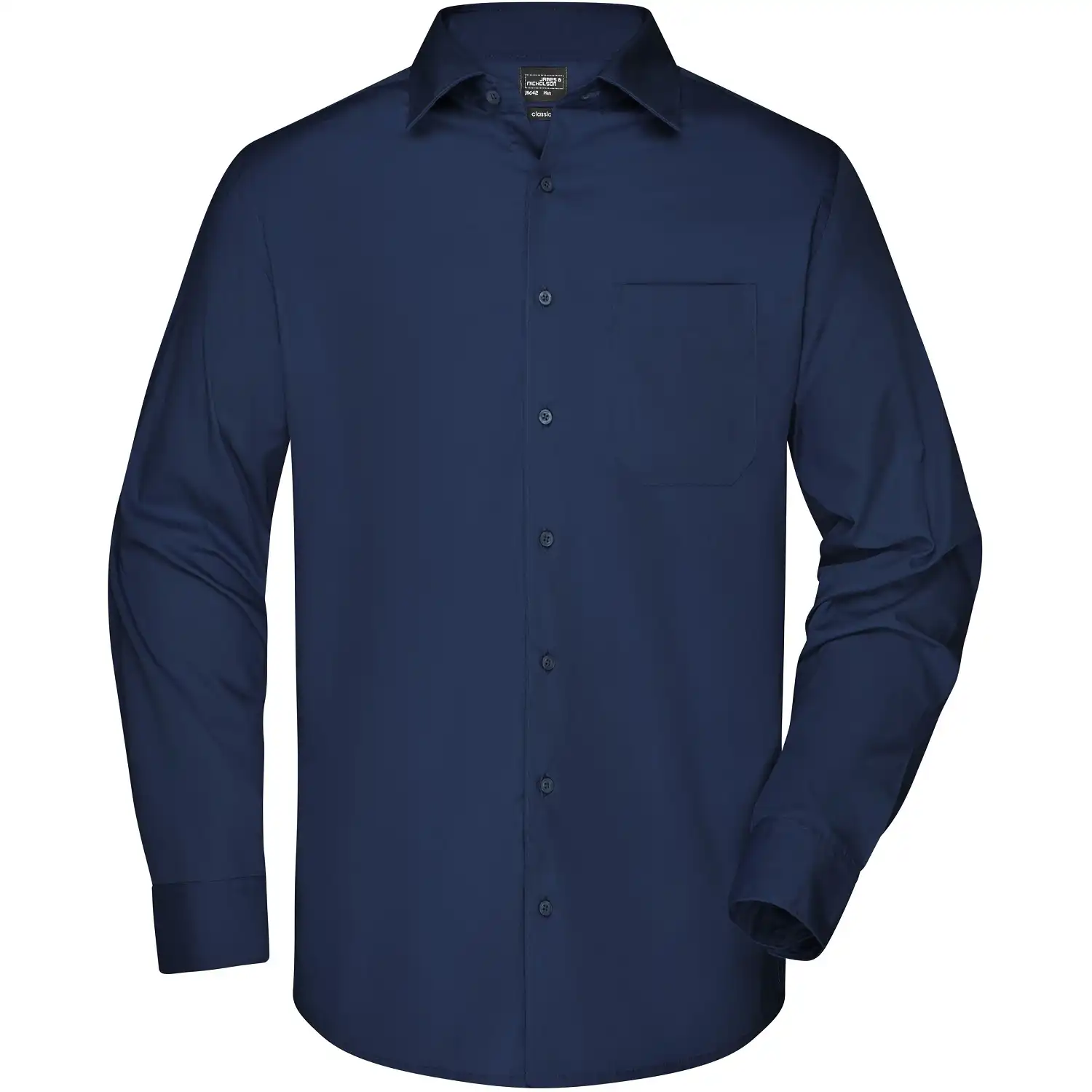 Business Hemd "JN642" in navy, L - Bild 1