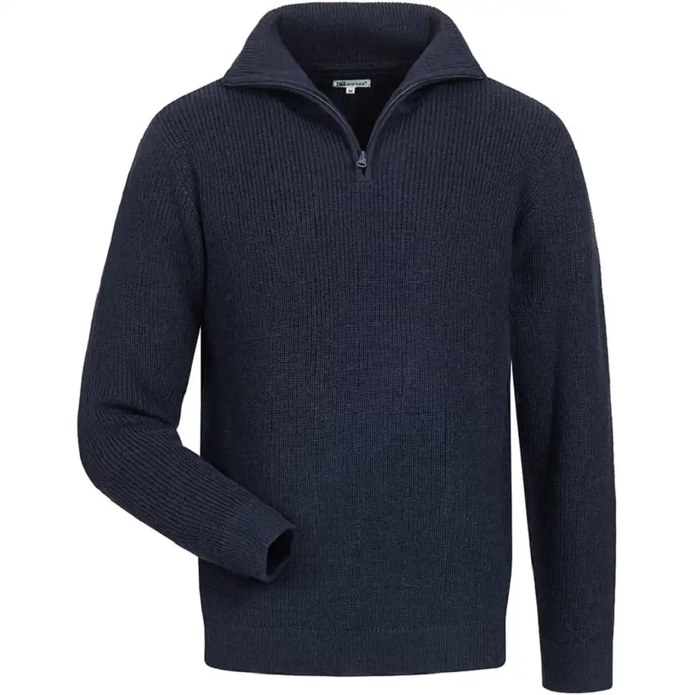 Troyer mit 50% Wolle "HUMMEL"marine in S - Bild 1