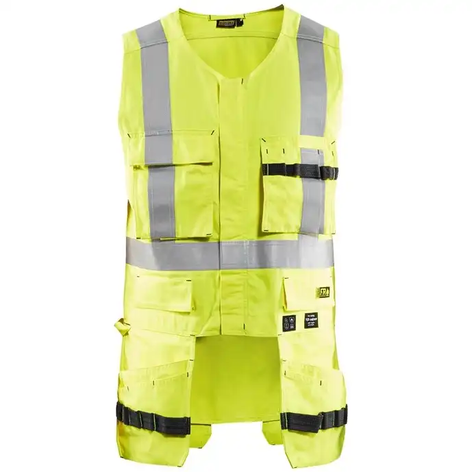 Warnschutz Multinorm Montageweste "3089" gelb in XL - Thumbnail 1