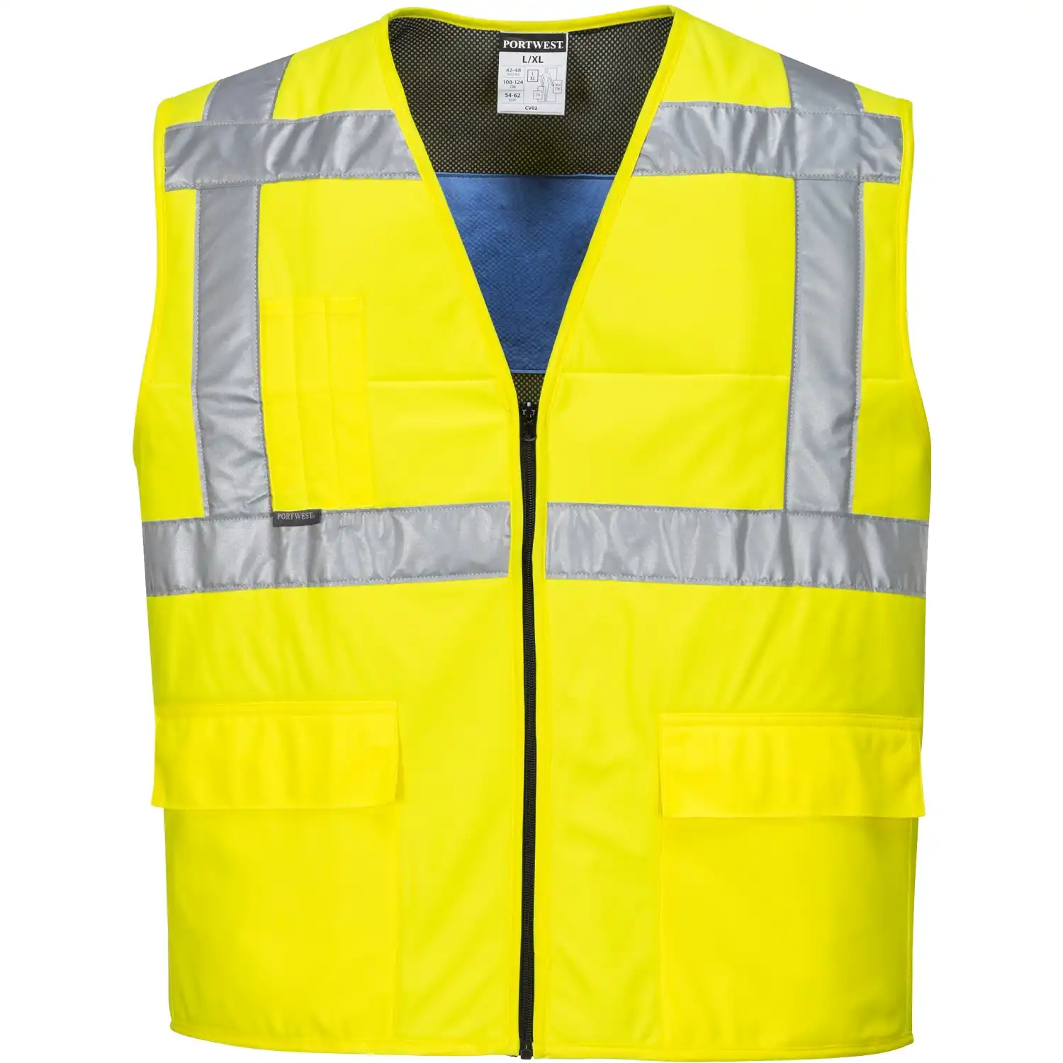 Warnschutz Kühlweste "CV02" Kl. 2 in gelb, L/XL - Thumbnail 1