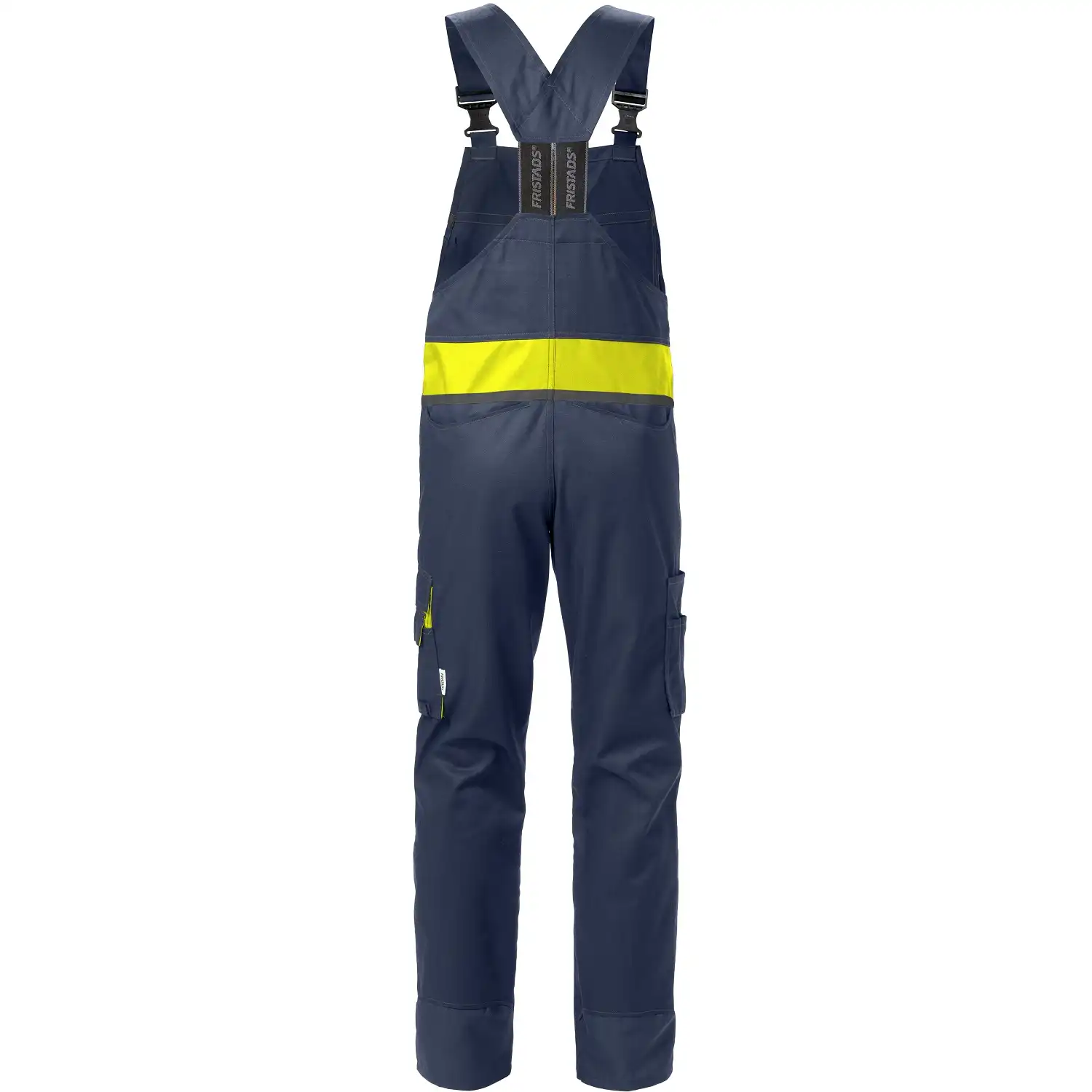 Latzhose "1555 STFP" Fusion Skarup in marine/gelb, C54 - Thumbnail 2