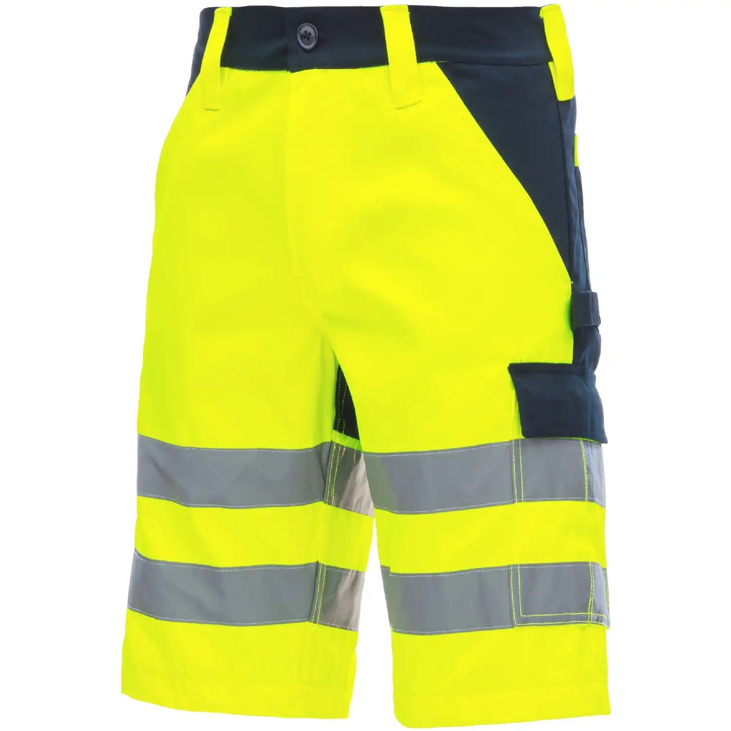 Warnschutz Shorts "MOTION TEX VIZ" in gelb/marine, 50 - Thumbnail 1