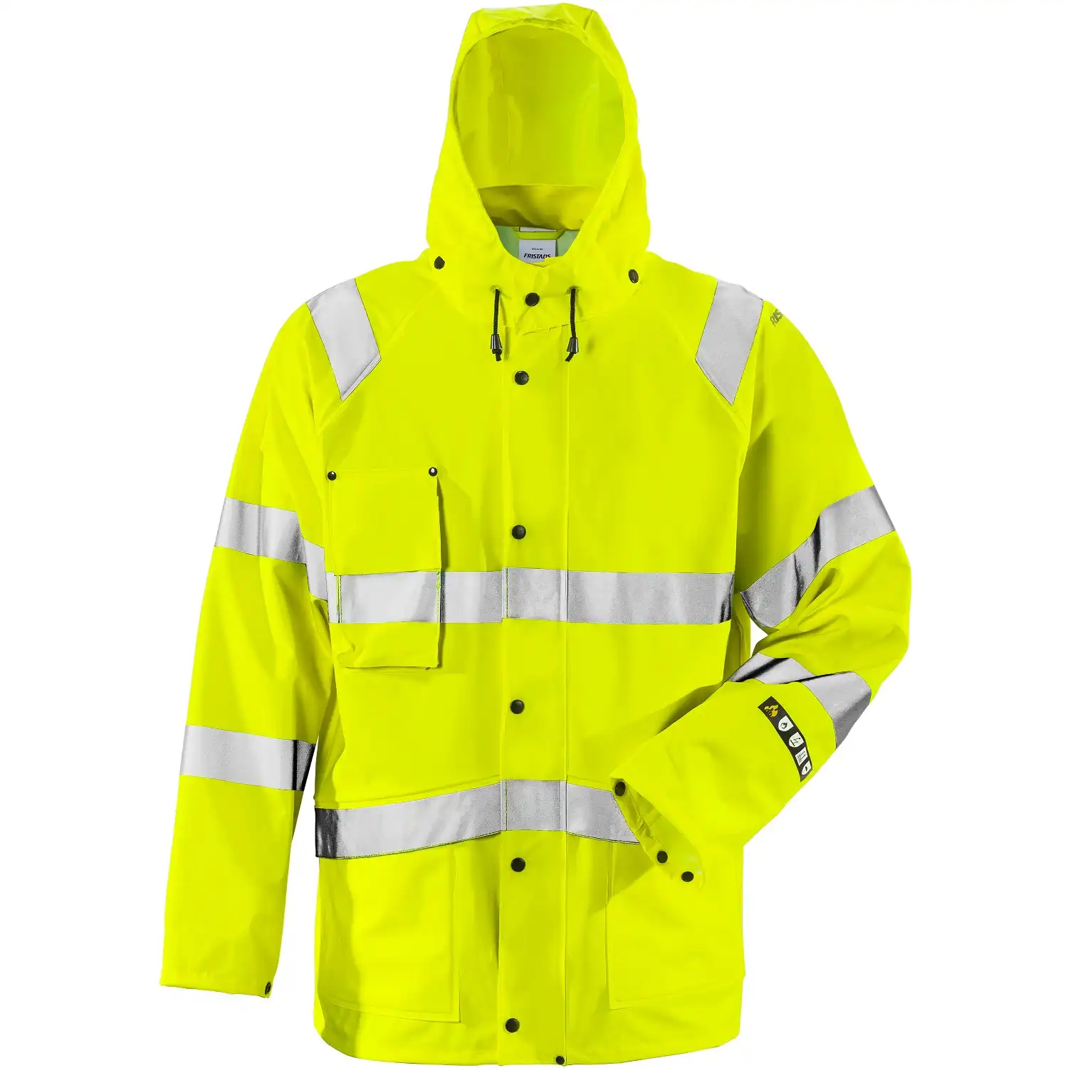 Flammschutz Regenjacke "4845 RSHF" gelb in XXL - Thumbnail 1
