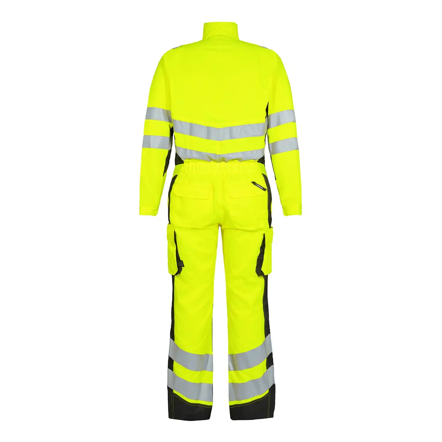 Warnschutz Overall "4545-319" Safety Kl. 3 in gelb/schwarz, S - Thumbnail 2