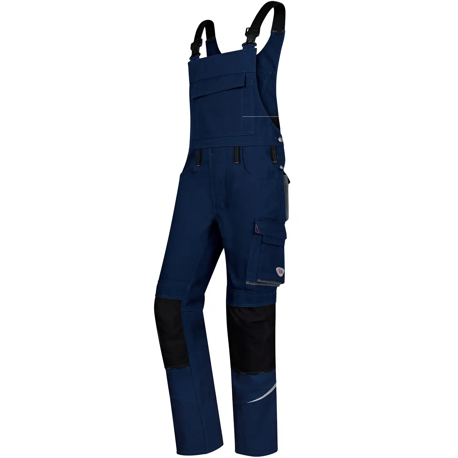 Latzhose "1804-720" Comfort Plus in nachtblau, 60 - kurz - Thumbnail 1