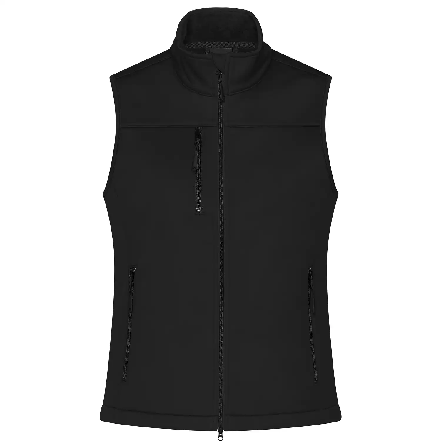 Damen Softshellweste "JN1169" in black, L - Thumbnail 1