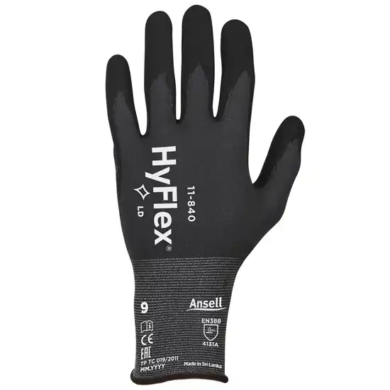 Nitril Montagehandschuhe "HyFlex®" 11-840 in 8 (M) - Thumbnail 1
